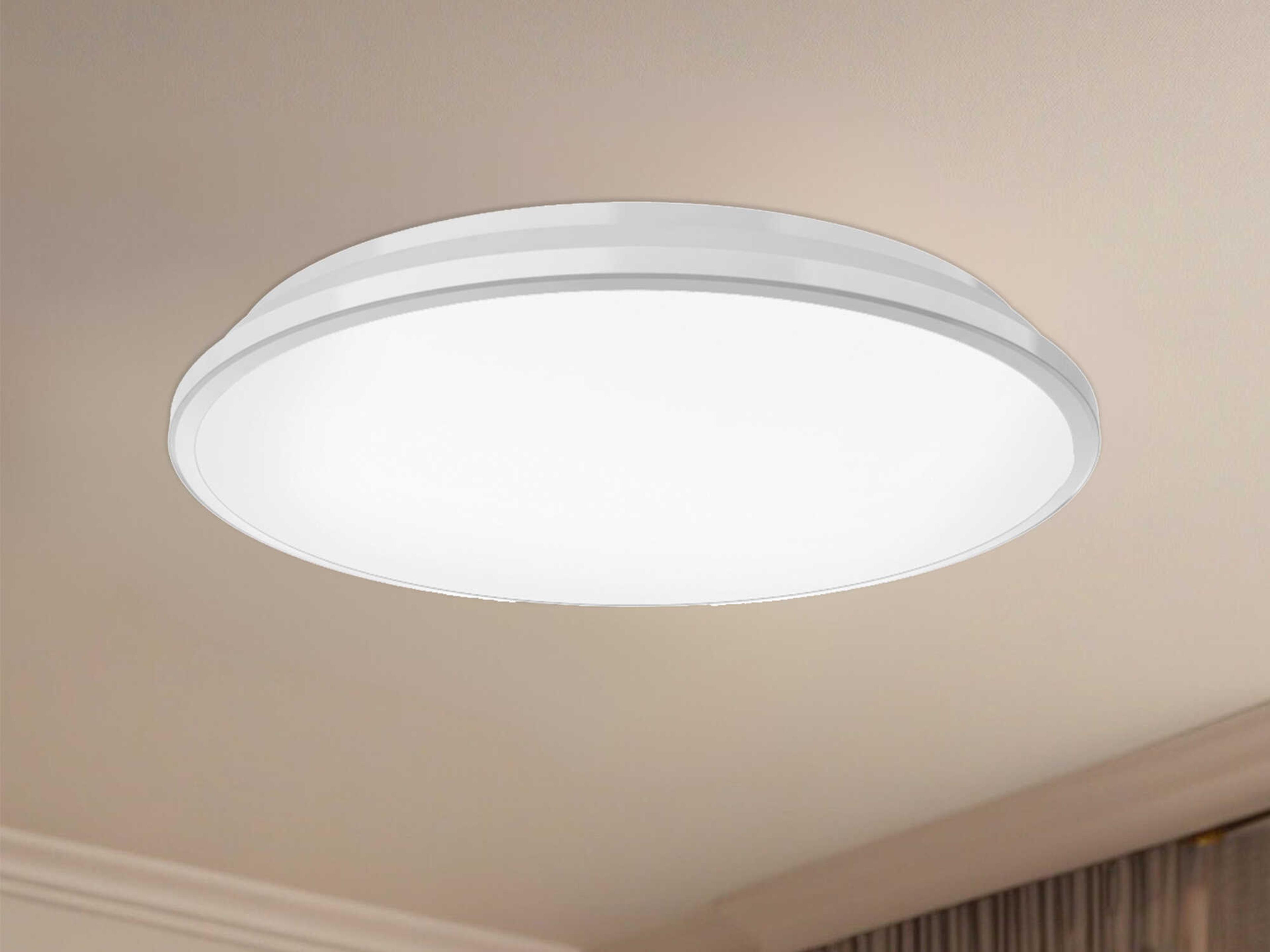 Kuzco Lighting Brook White Round Flush Mount