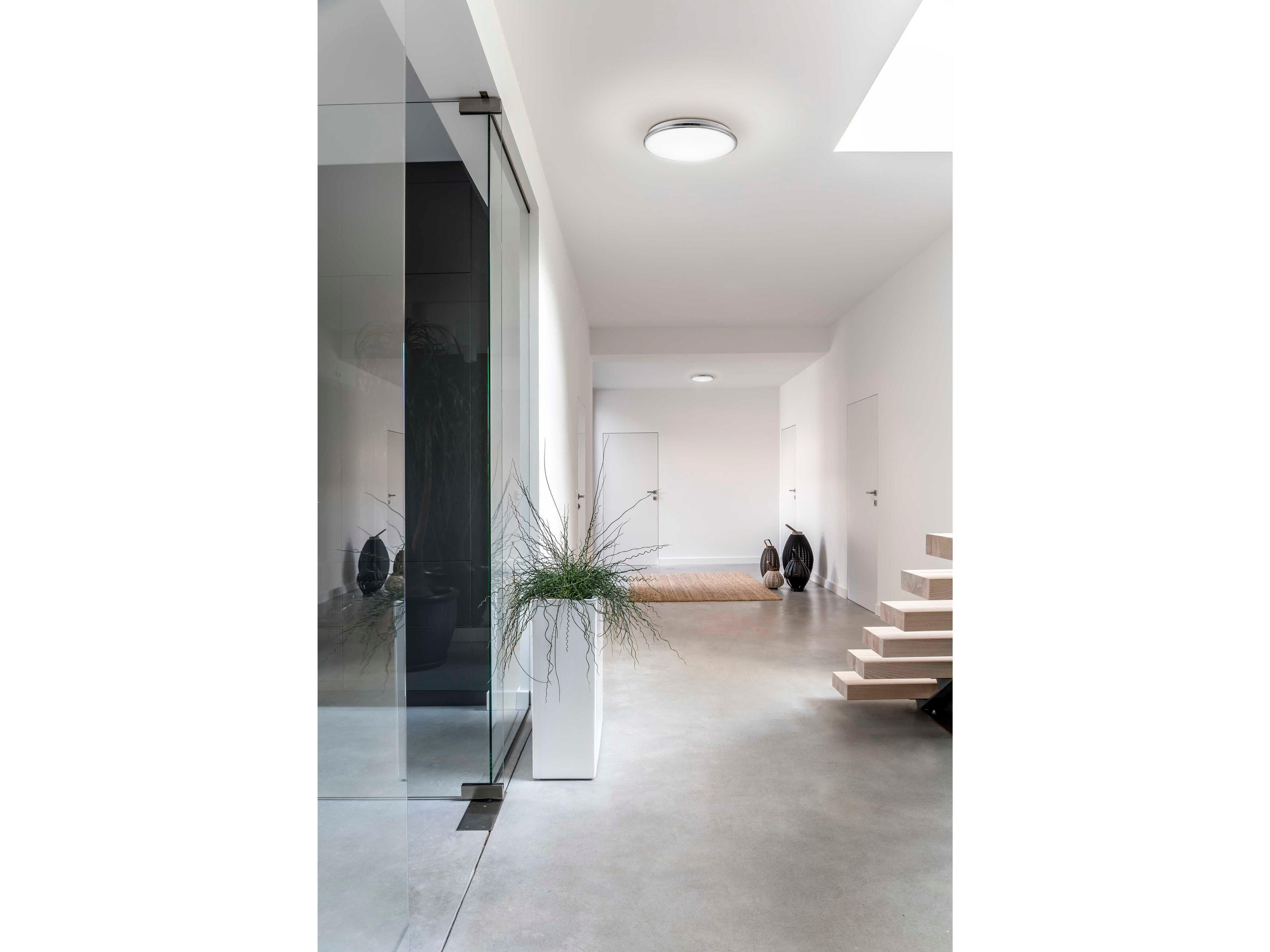 Kuzco Lighting Brook Chrome Round Flush Mount