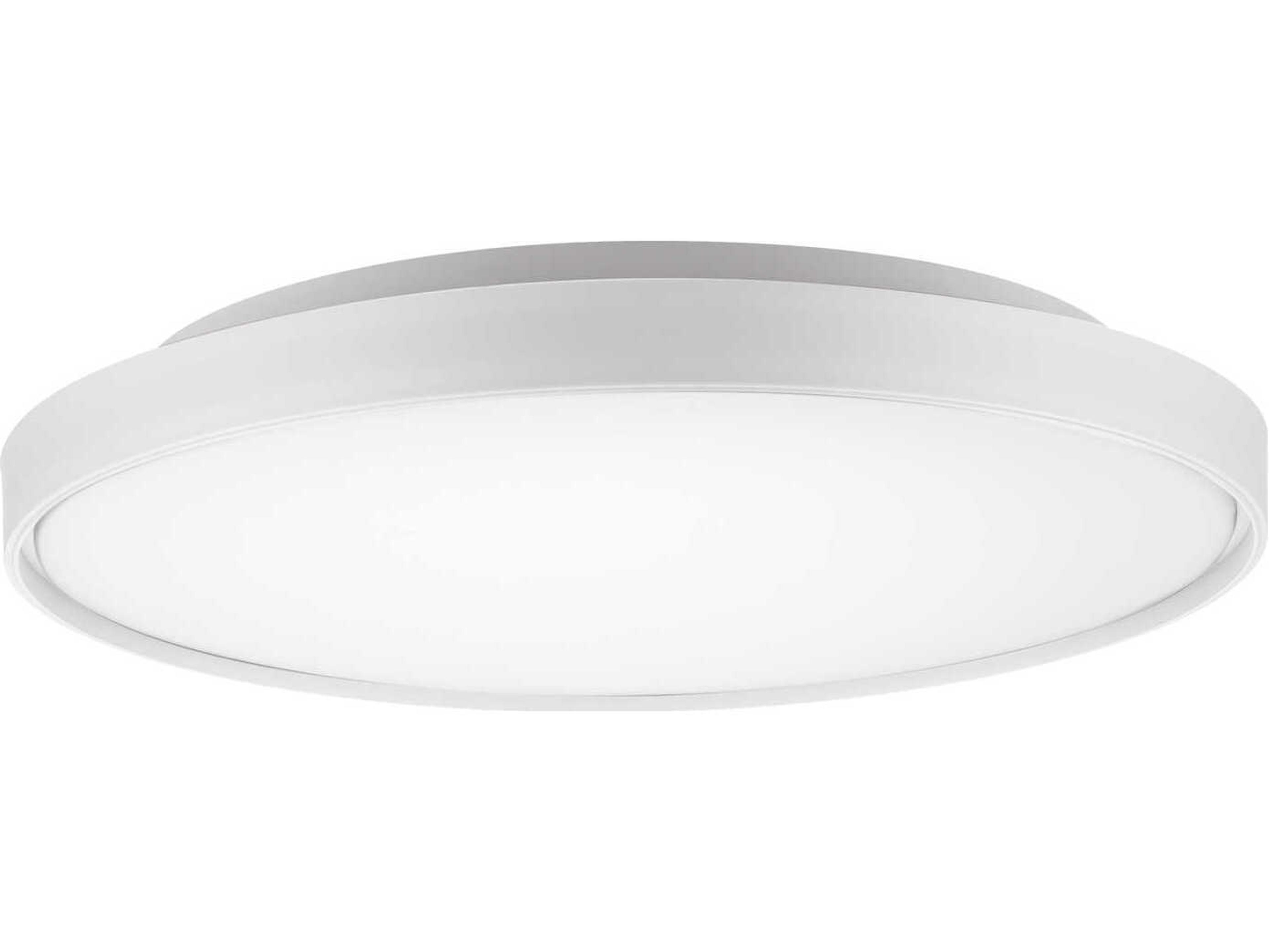 Kuzco Lighting Brunswick White Round Flush Mount