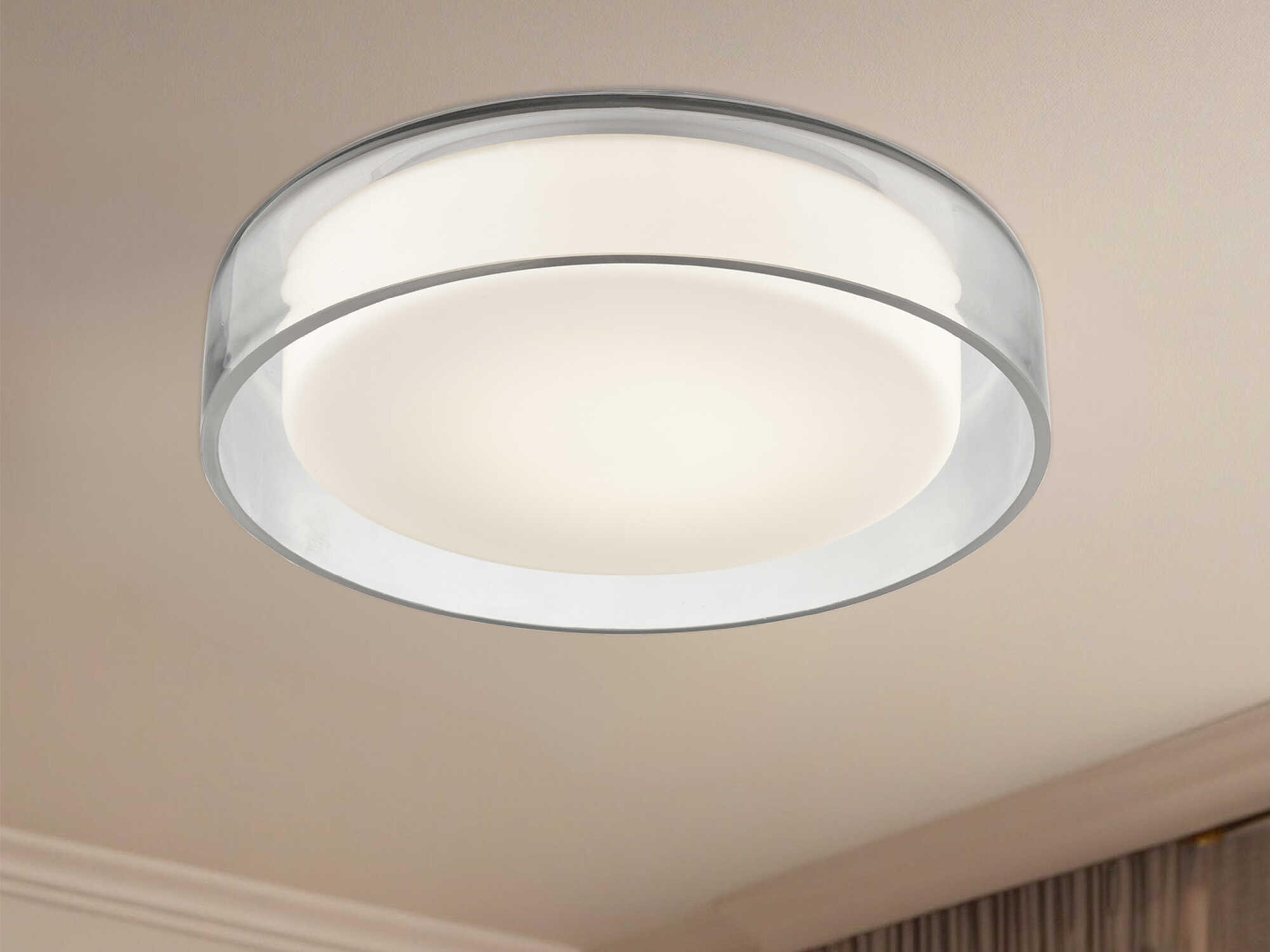 Kuzco Lighting Aston Clear Round Flush Mount