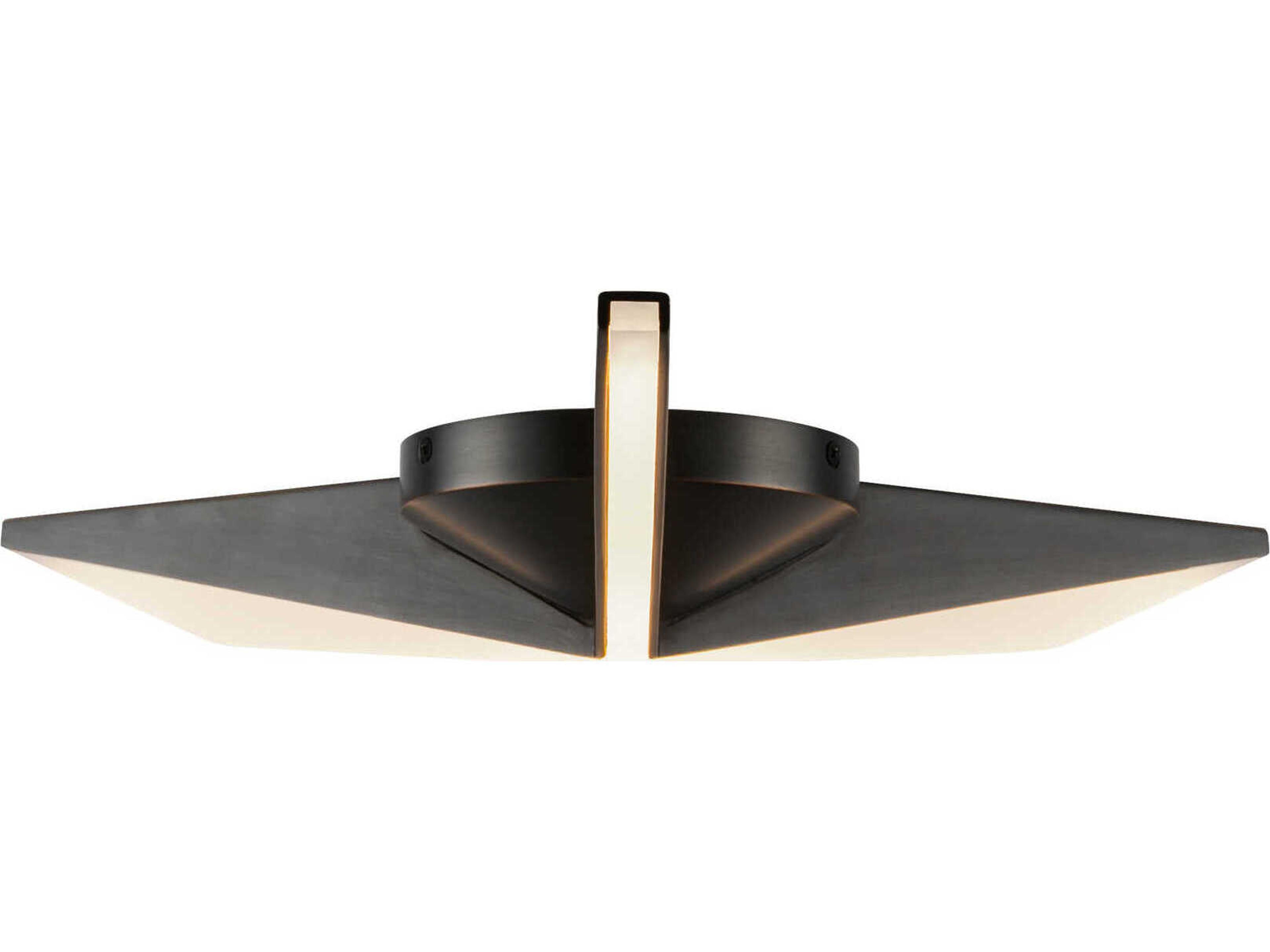 Tachi Urban Bronze Geometric Flush Mount