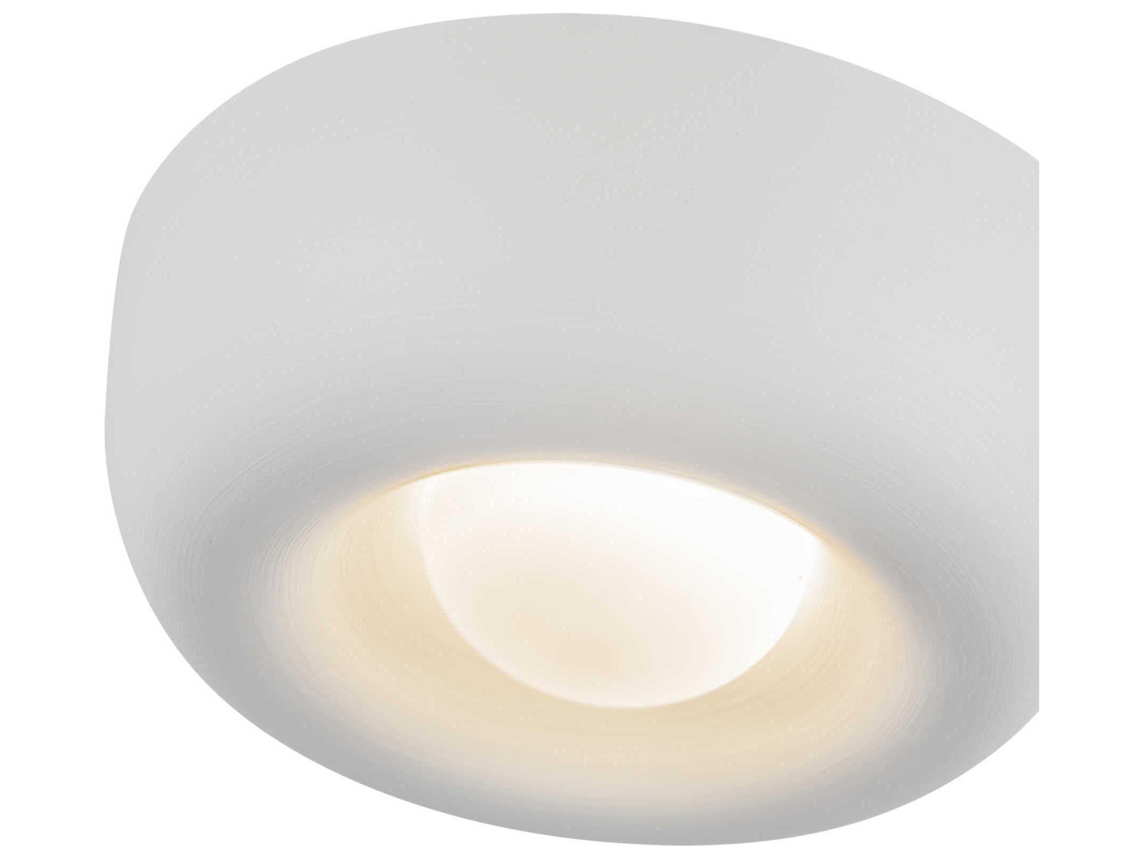 Kuzco Lighting Hayden Antique White Round Flush Mount