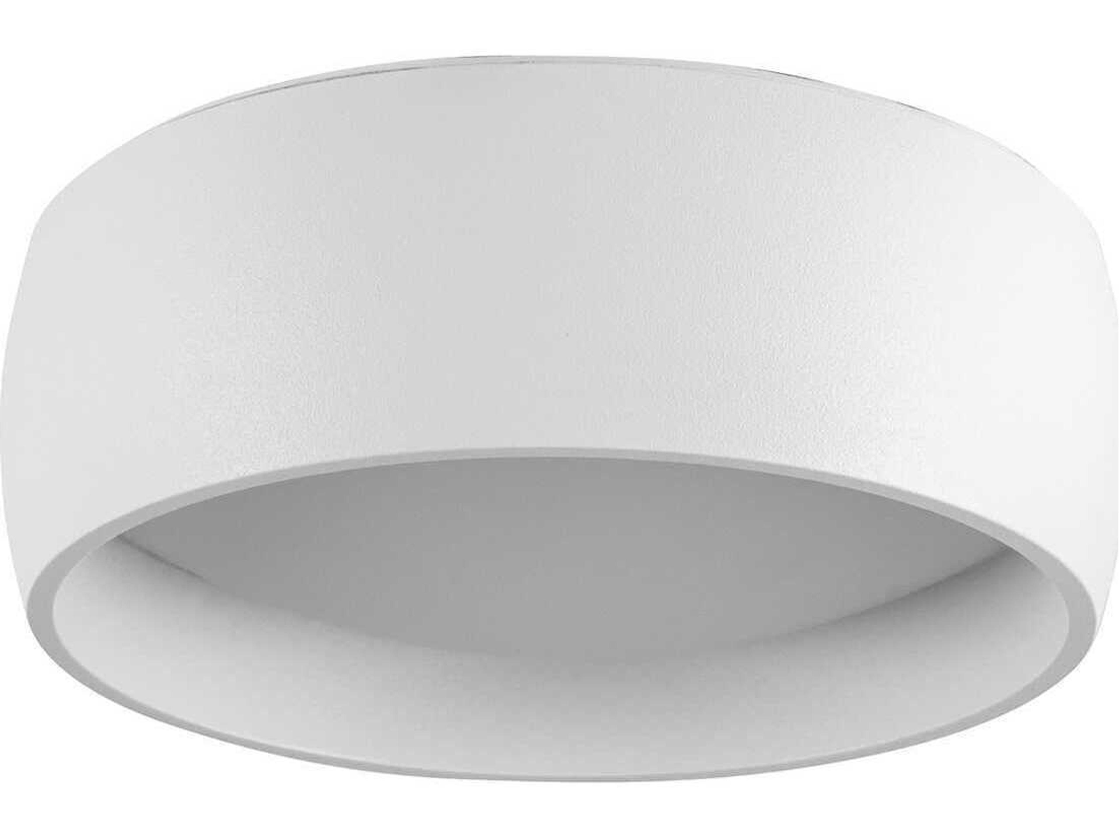 Kuzco Lighting Savile White Drum Flush Mount
