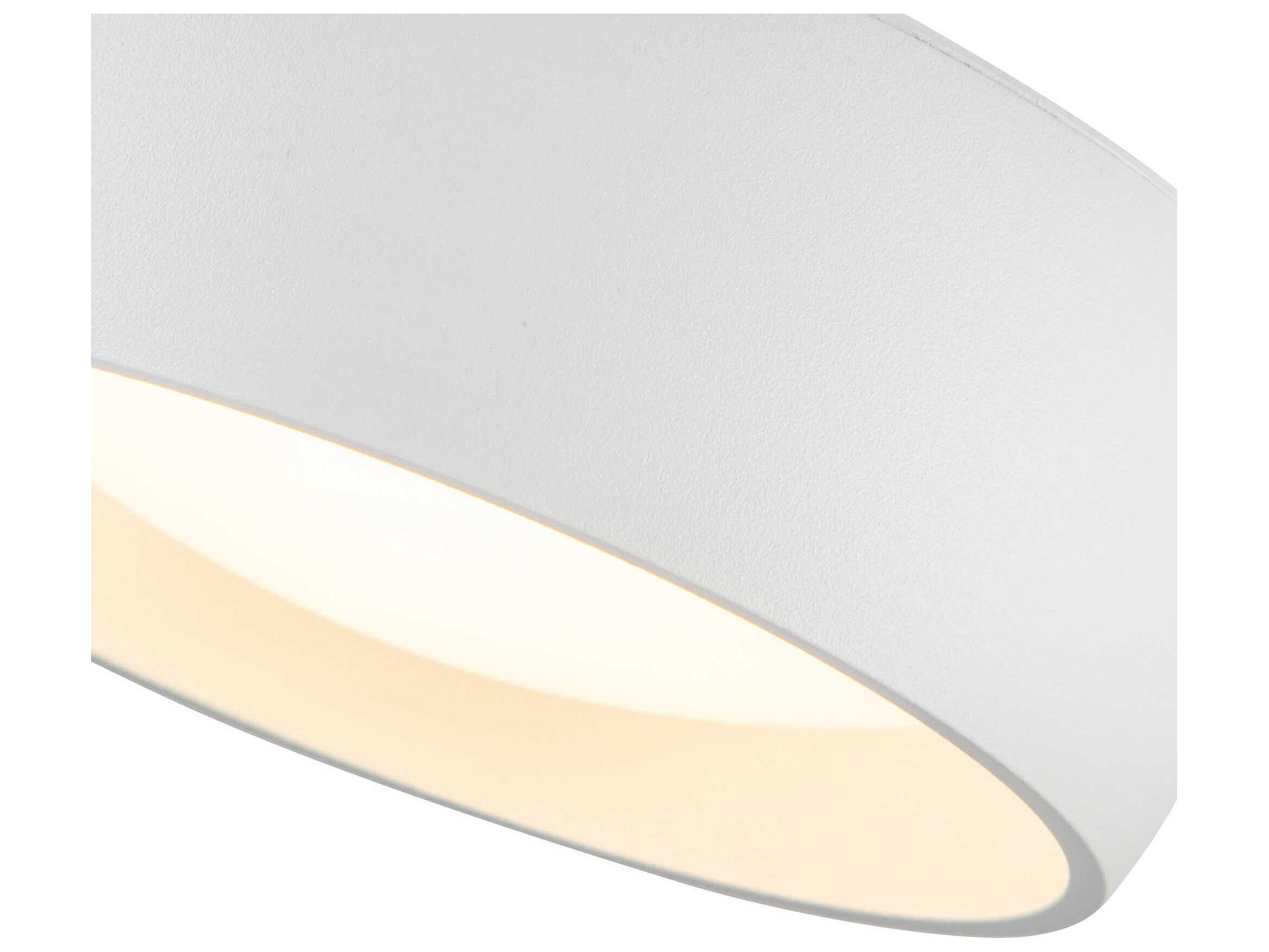 Kuzco Lighting Savile White Drum Flush Mount