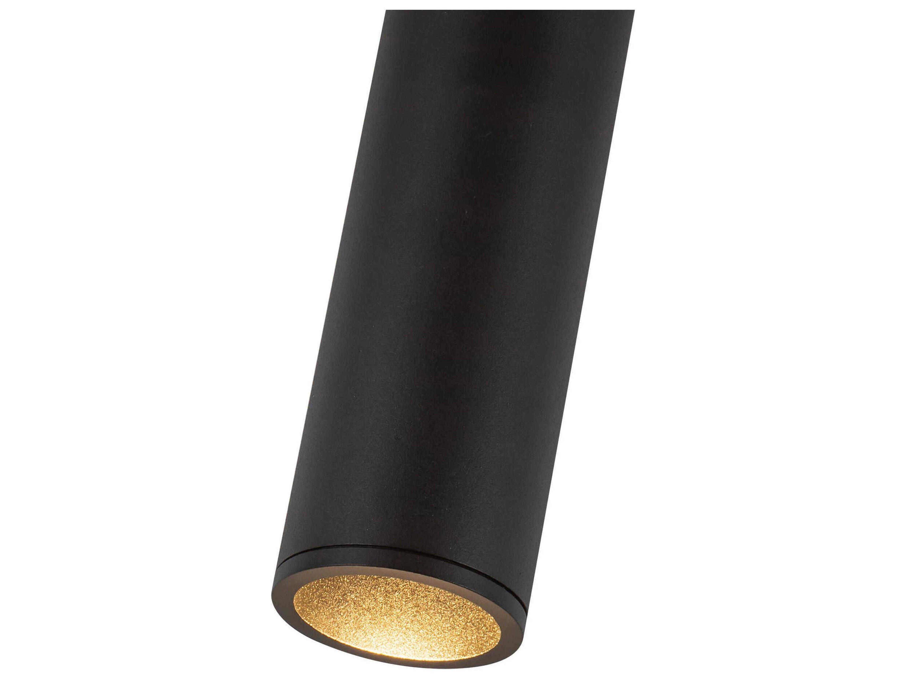 Kuzco Lighting Lorna Black Cylinder Flush Mount