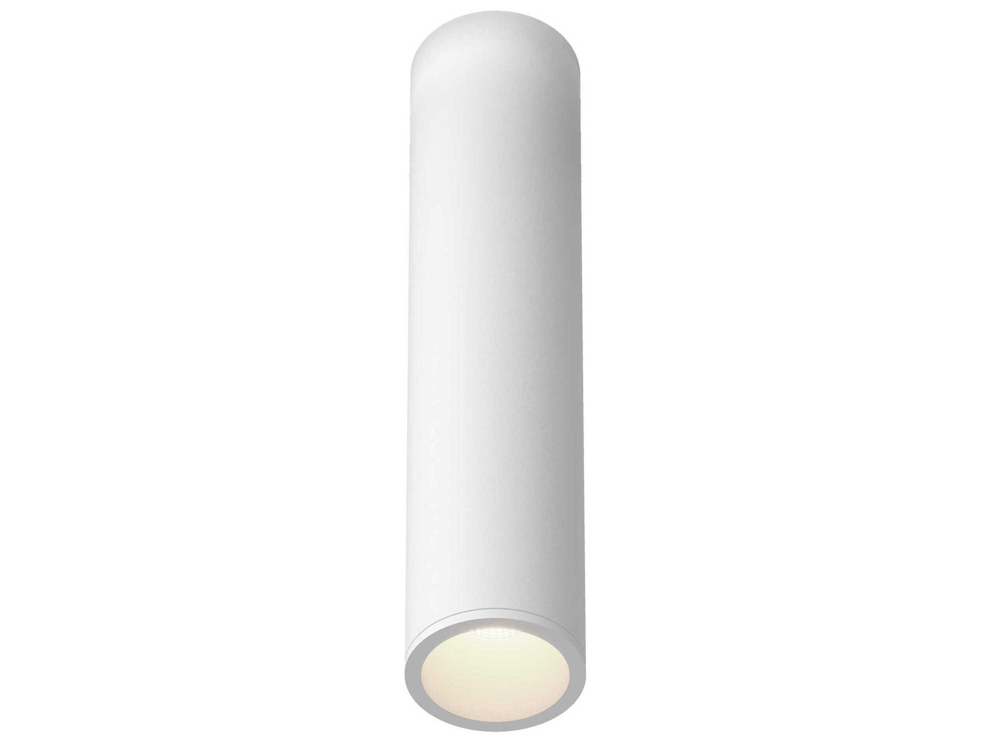 Kuzco Lighting Lorna White Cylinder Flush Mount
