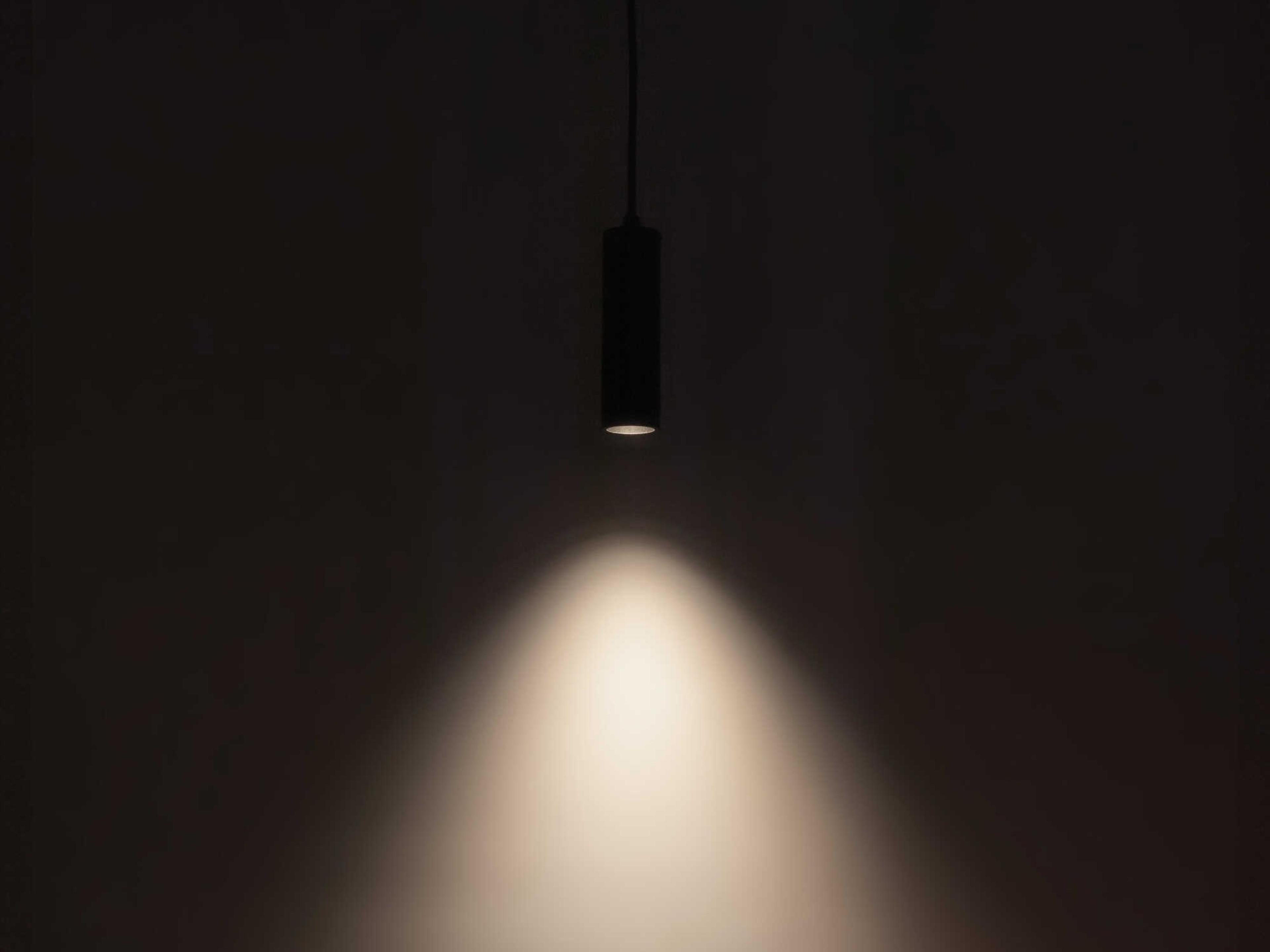 Kuzco Lighting Lorna Black Cylinder Mini Pendant