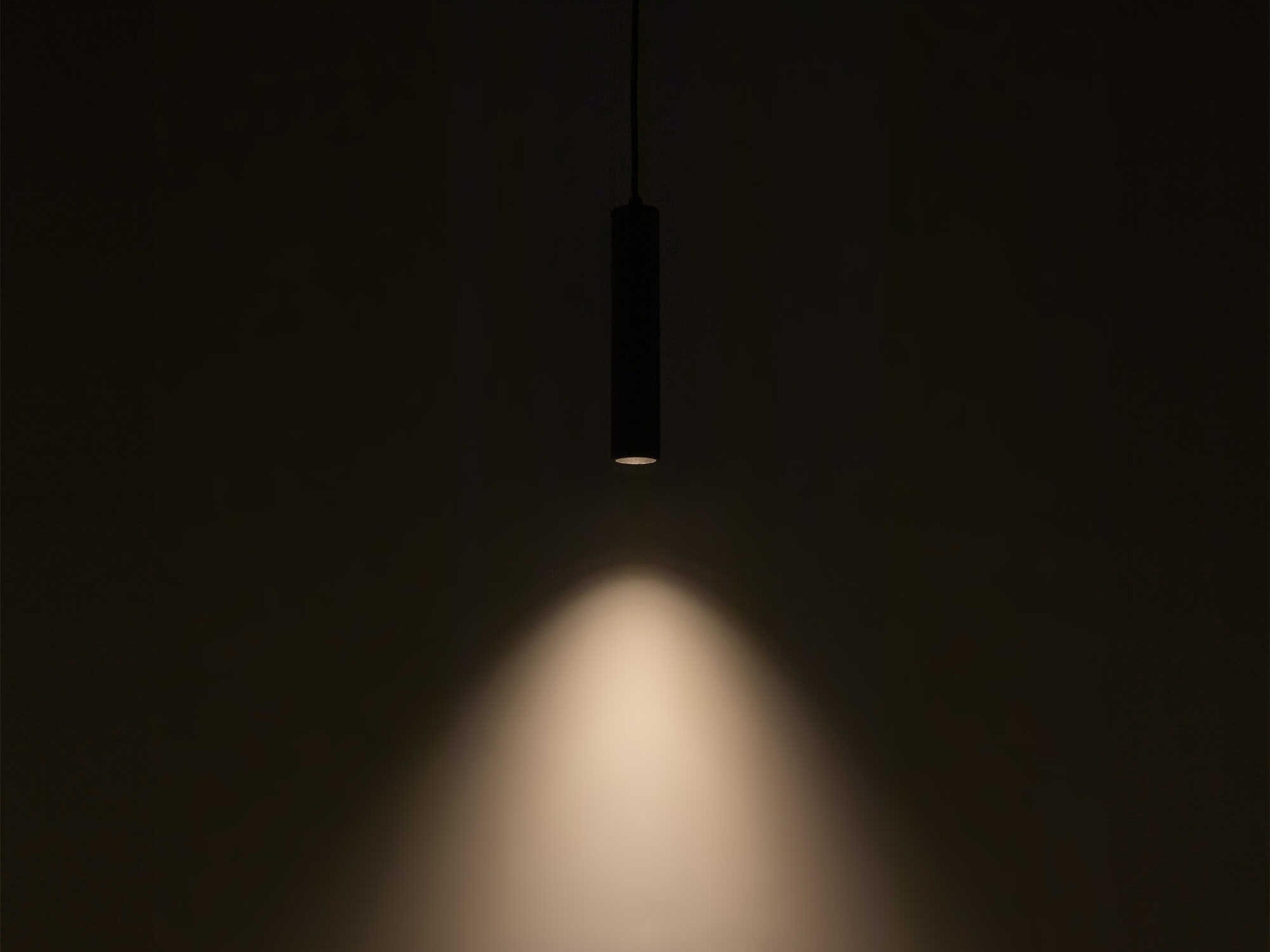 Kuzco Lighting Lorna Black Cylinder Mini Pendant