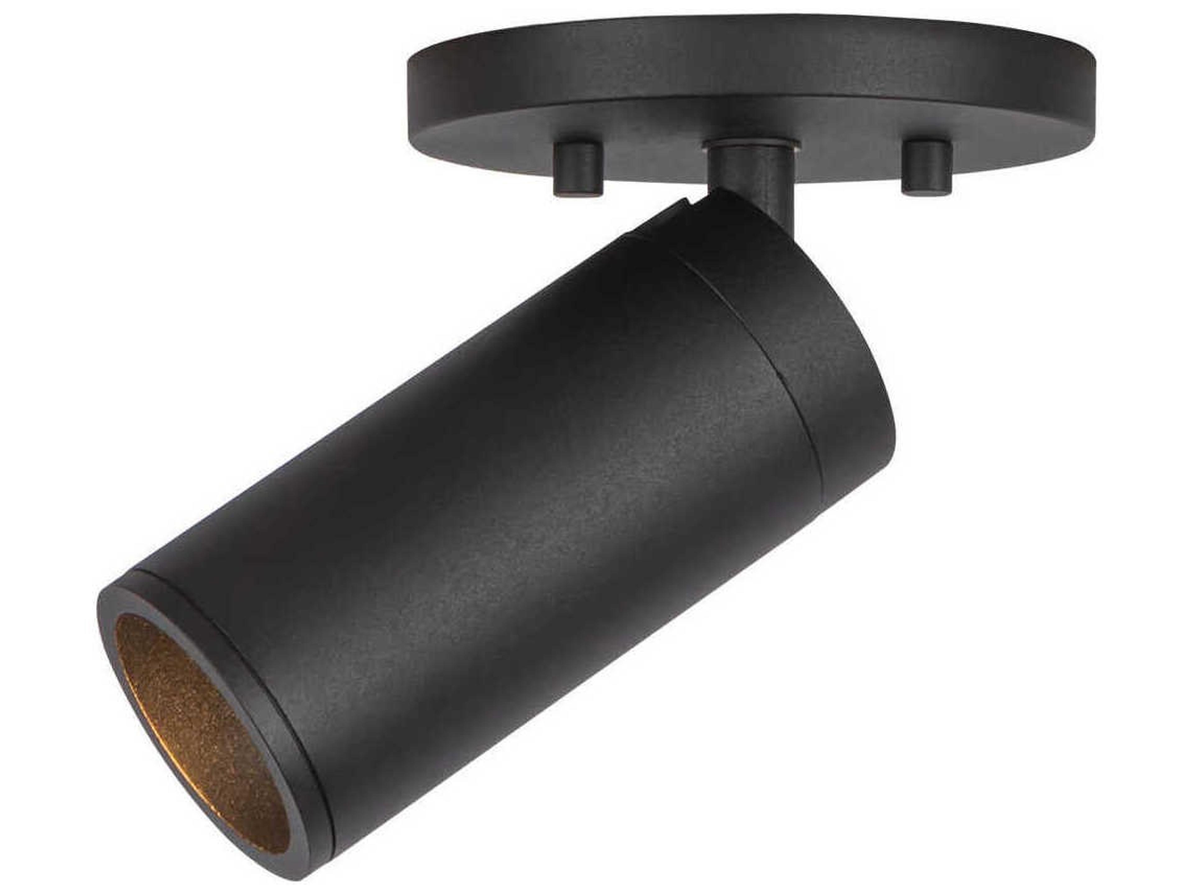 Kuzco Lighting Lorna Black Cylinder Flush Mount