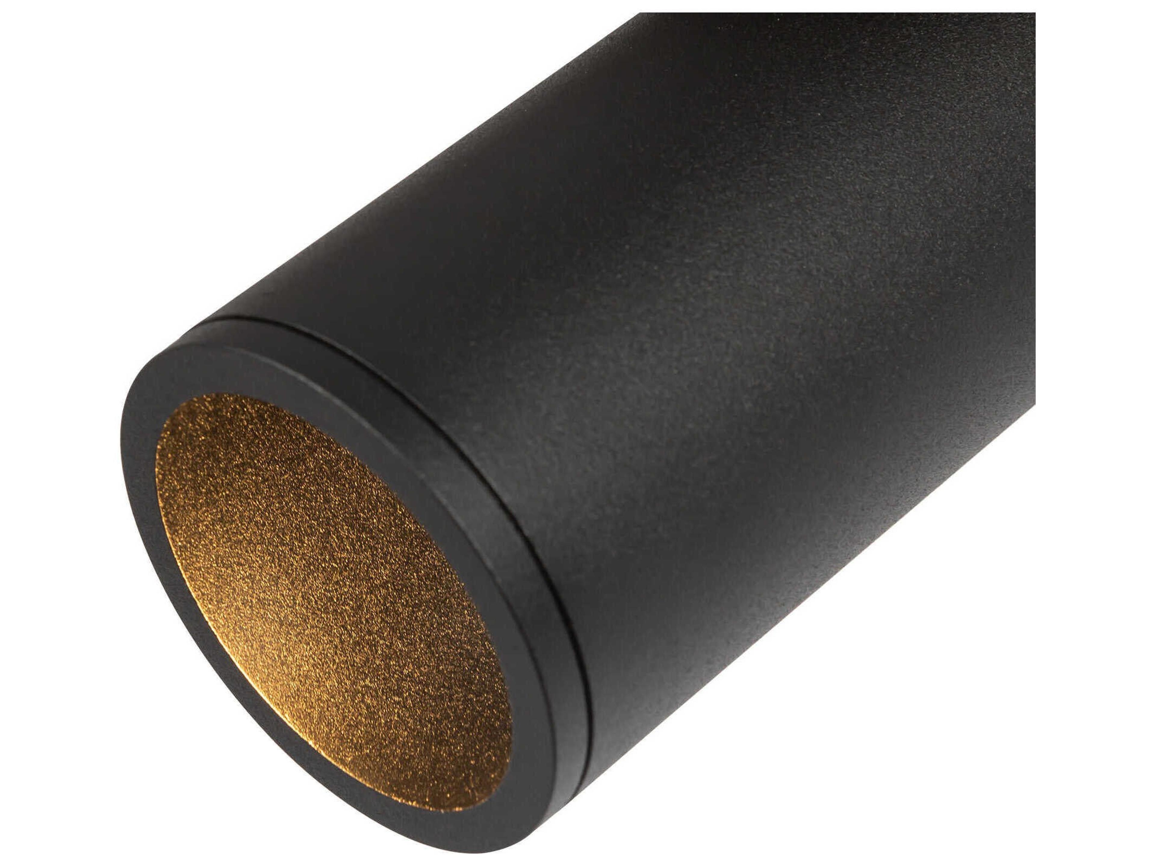 Kuzco Lighting Lorna Black Cylinder Flush Mount