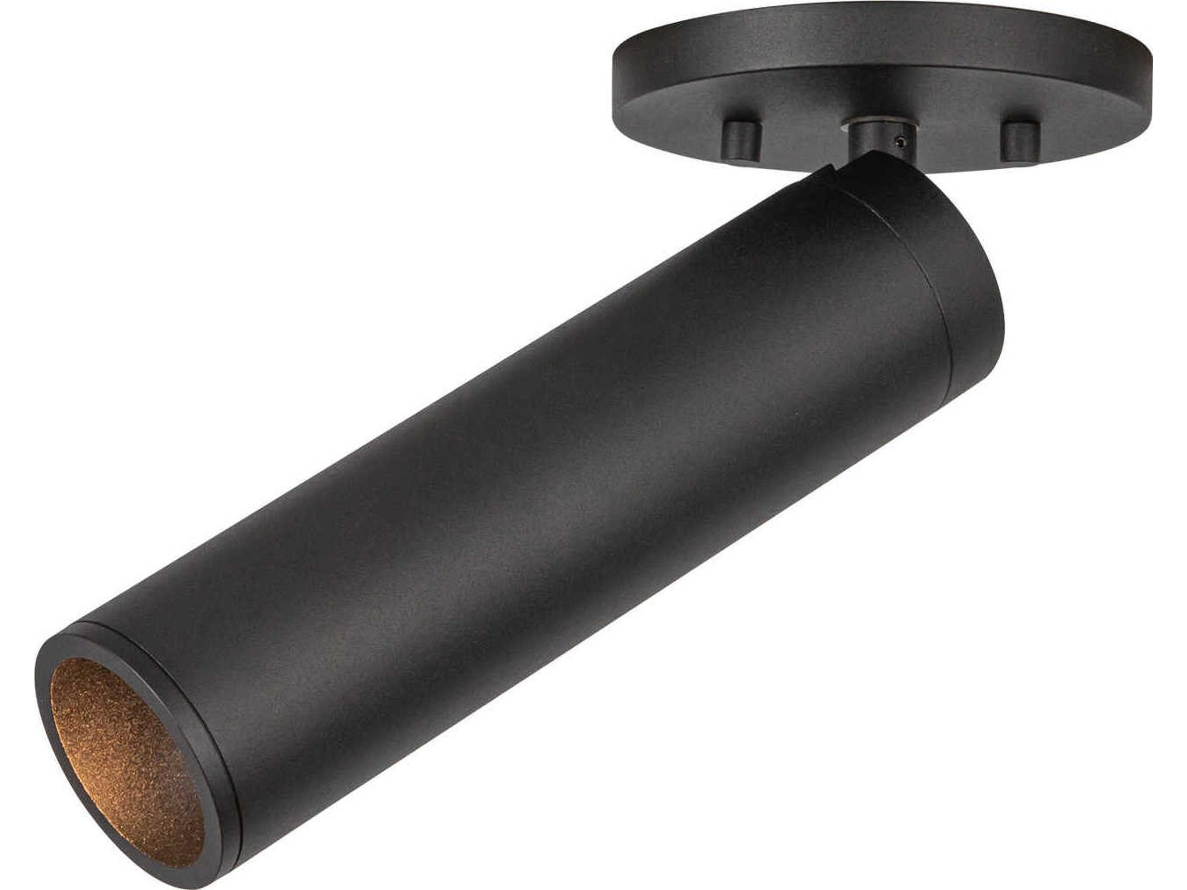 Kuzco Lighting Lorna Black Cylinder Flush Mount