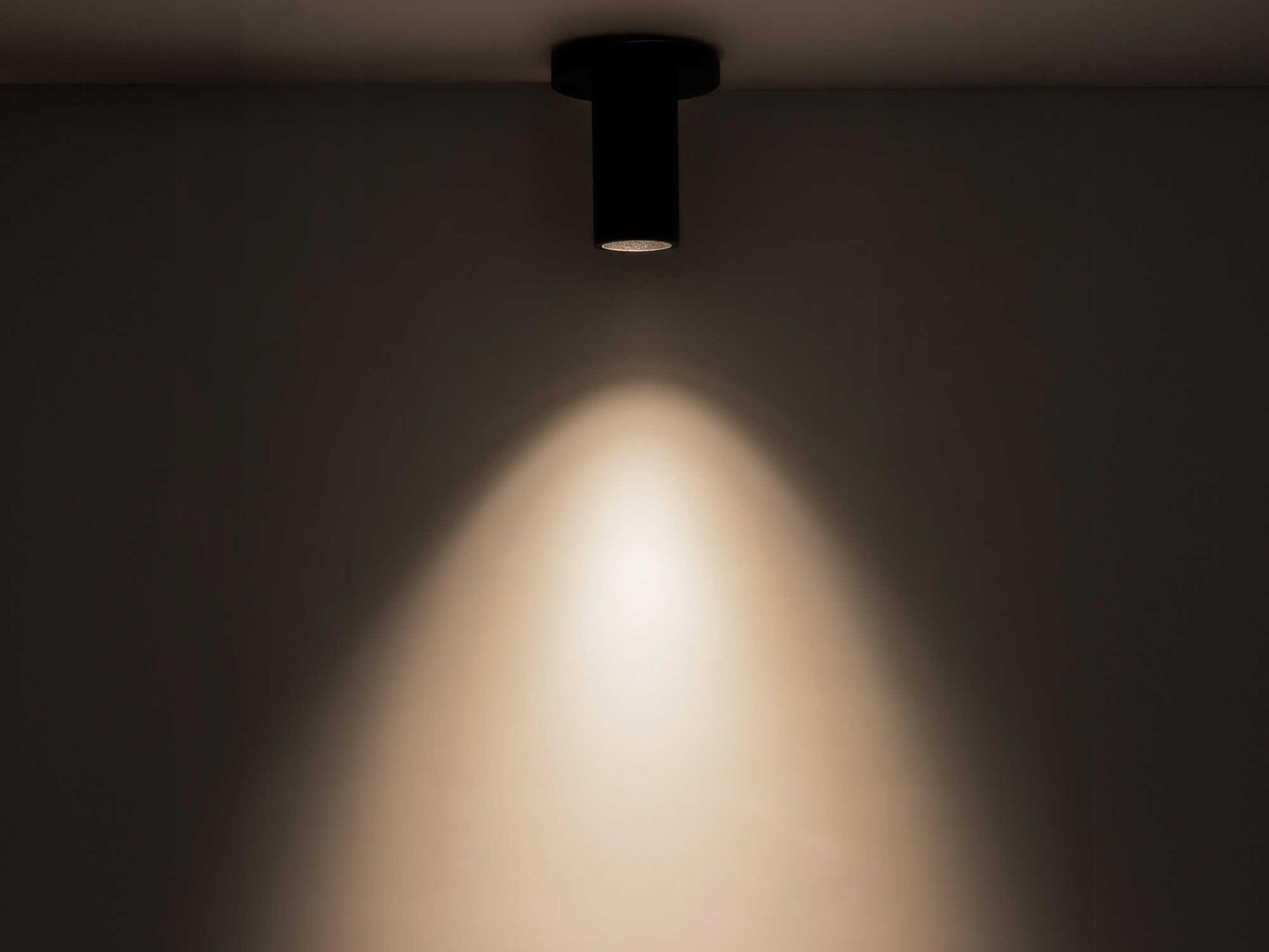 Kuzco Lighting Lorna Black Cylinder Flush Mount