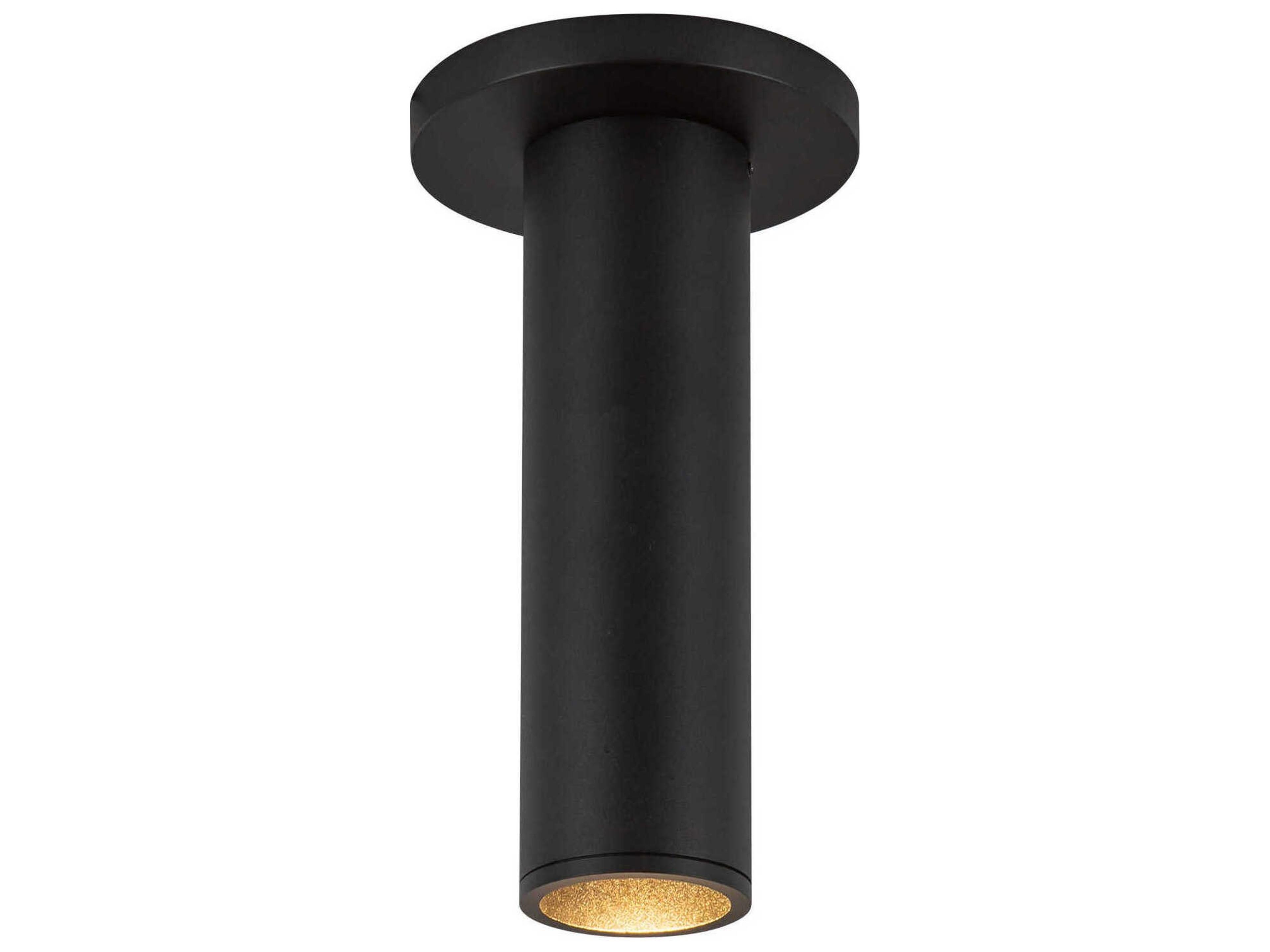 Kuzco Lighting Lorna Black Cylinder Flush Mount