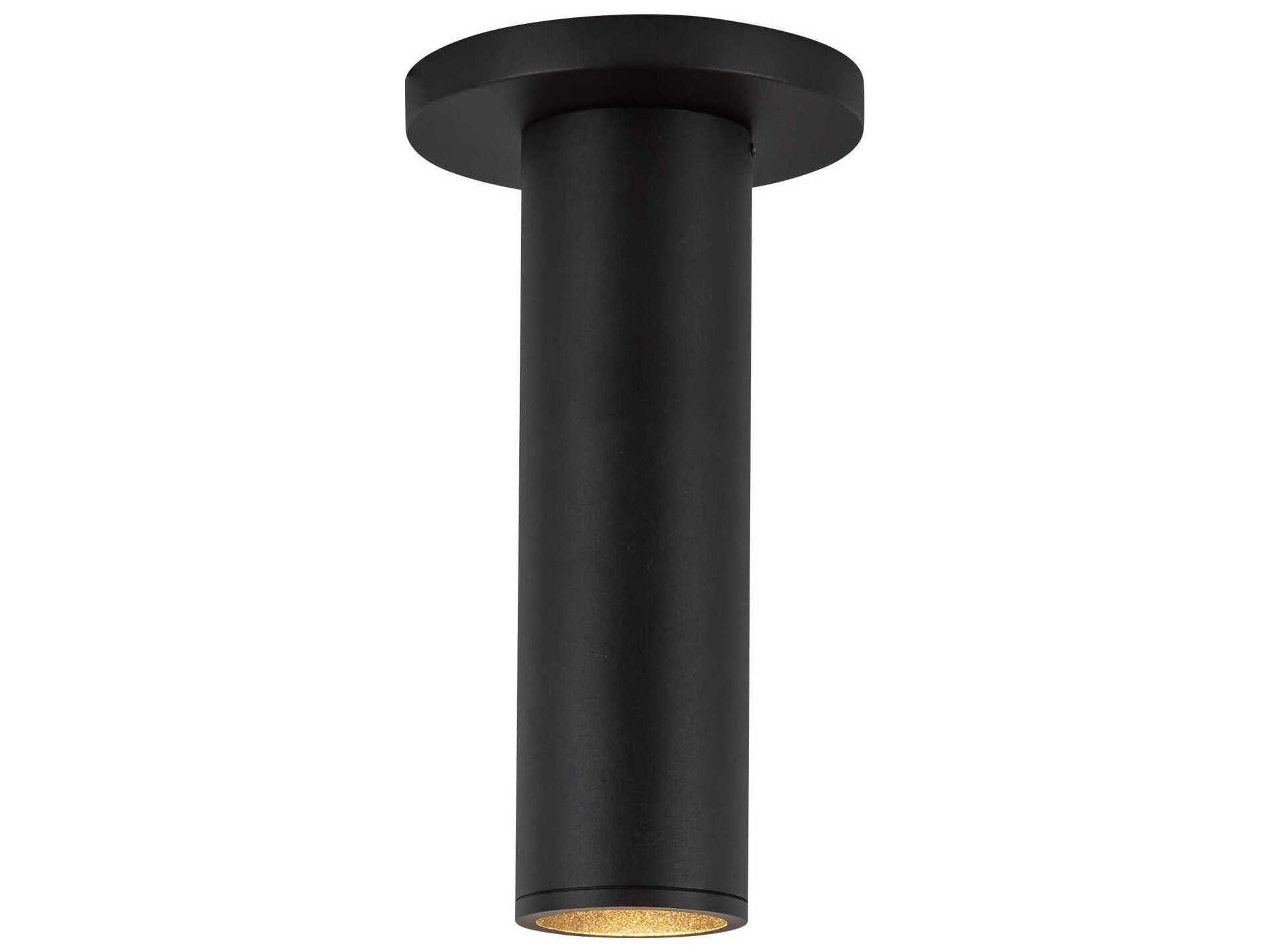 Kuzco Lighting Lorna Black Cylinder Flush Mount