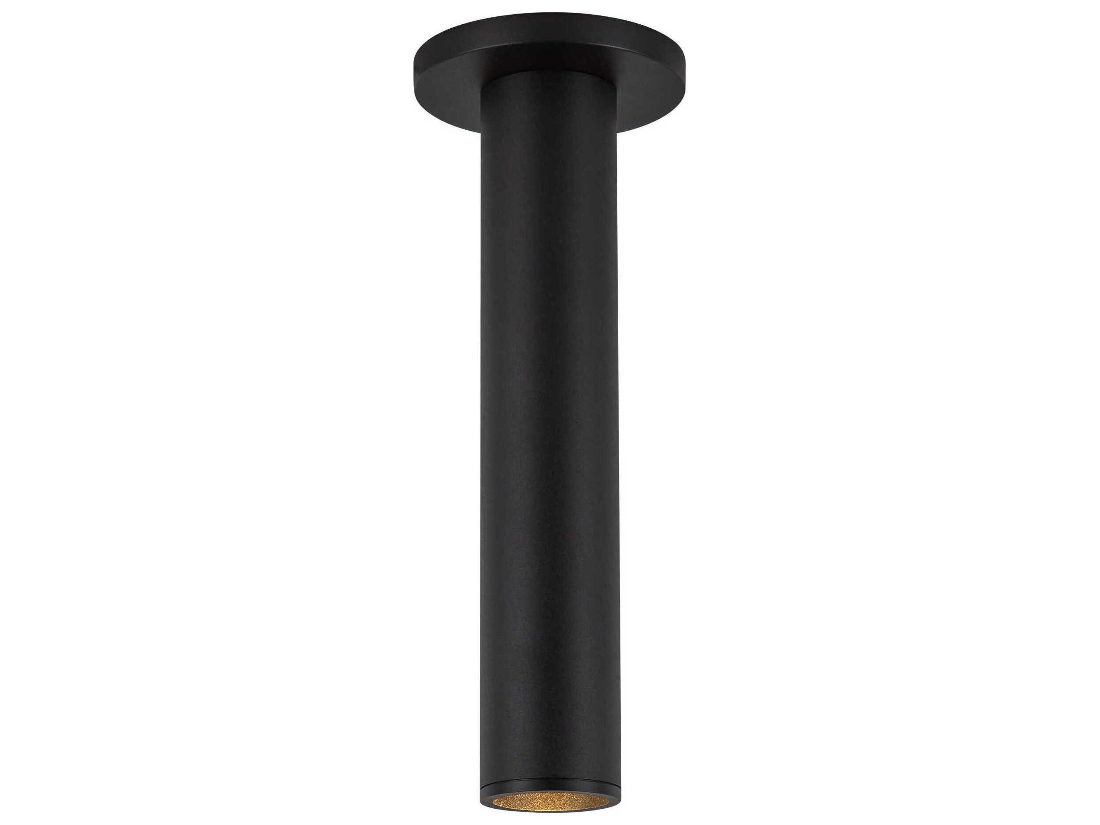 Kuzco Lighting Lorna Black Cylinder Flush Mount