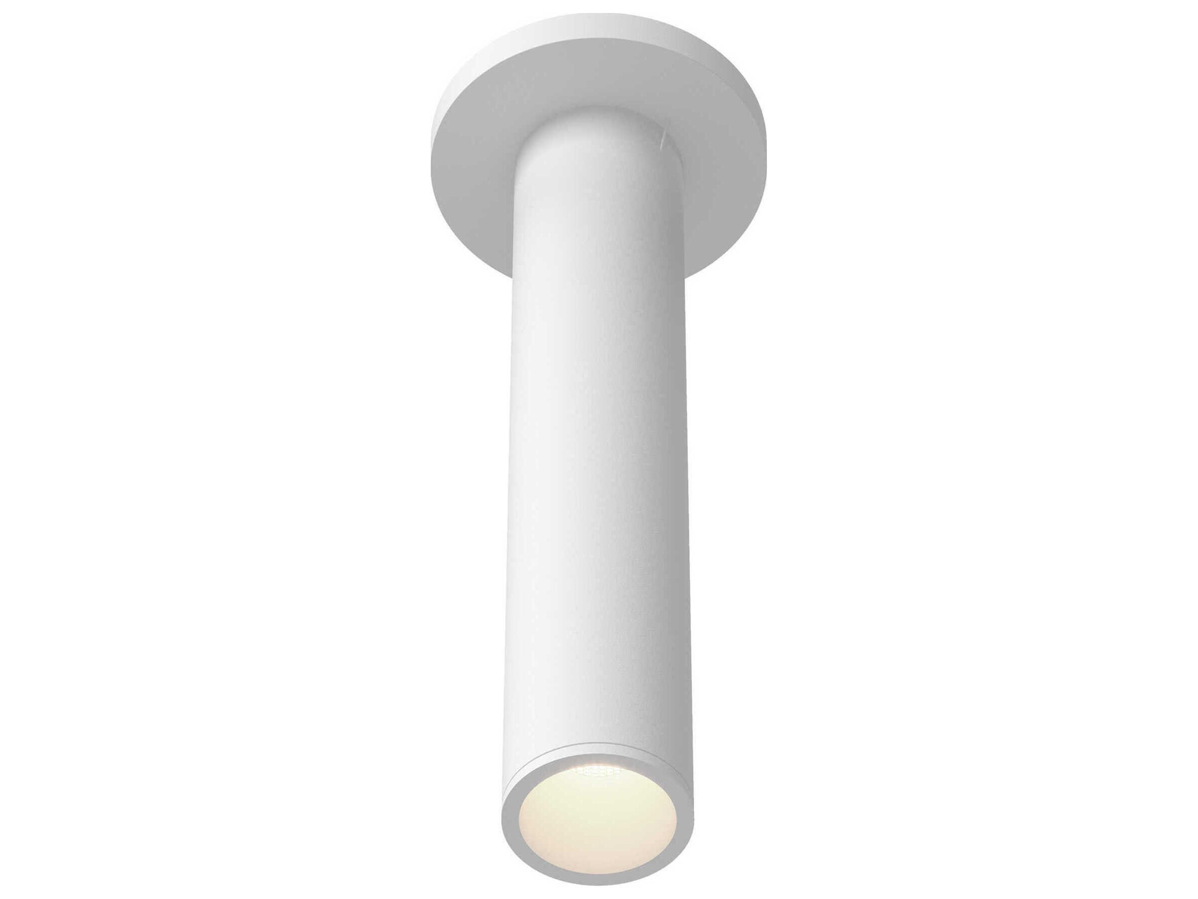 Kuzco Lighting Lorna White Cylinder Flush Mount