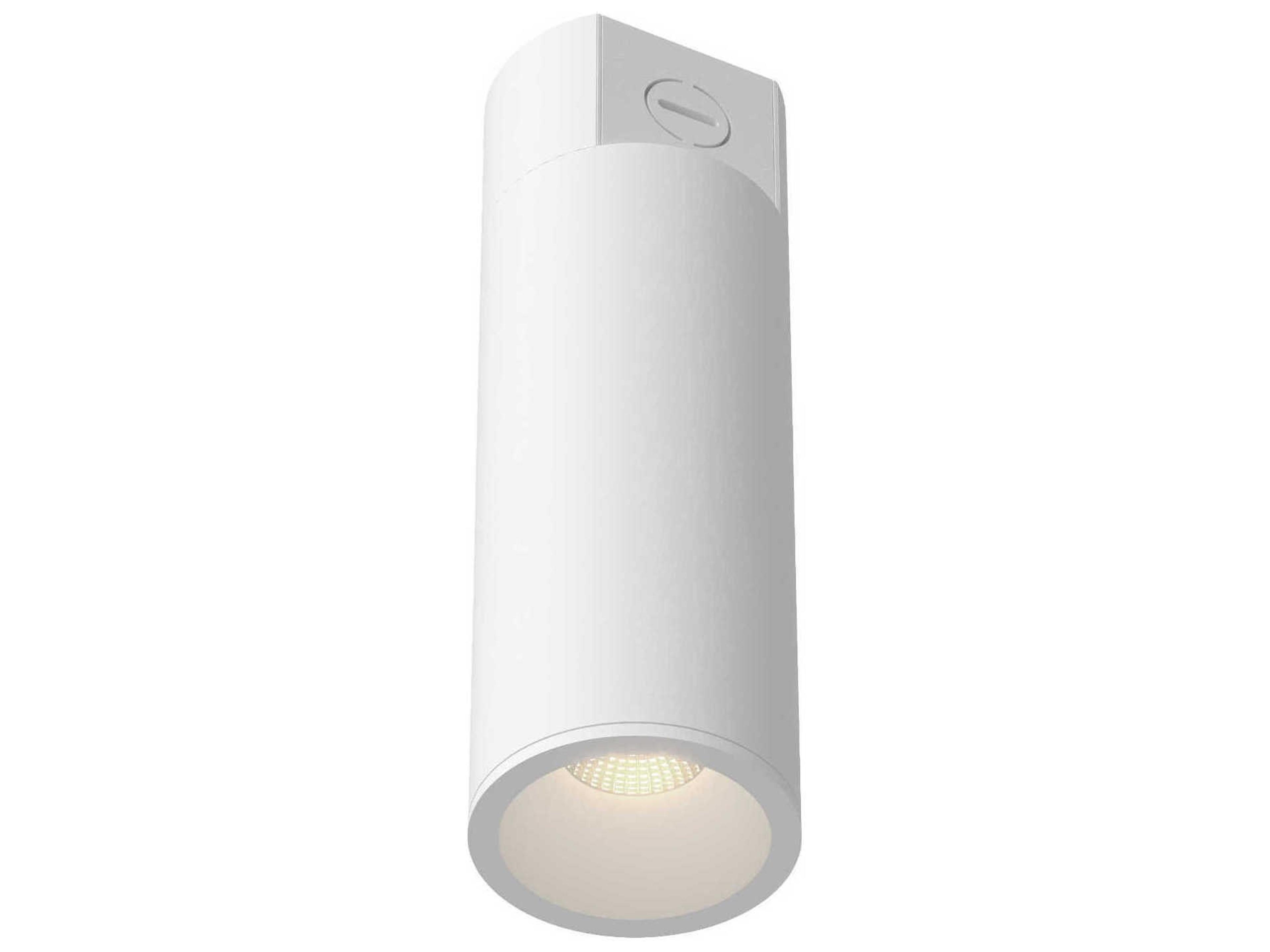 Kuzco Lighting Lorna White Cylinder Flush Mount