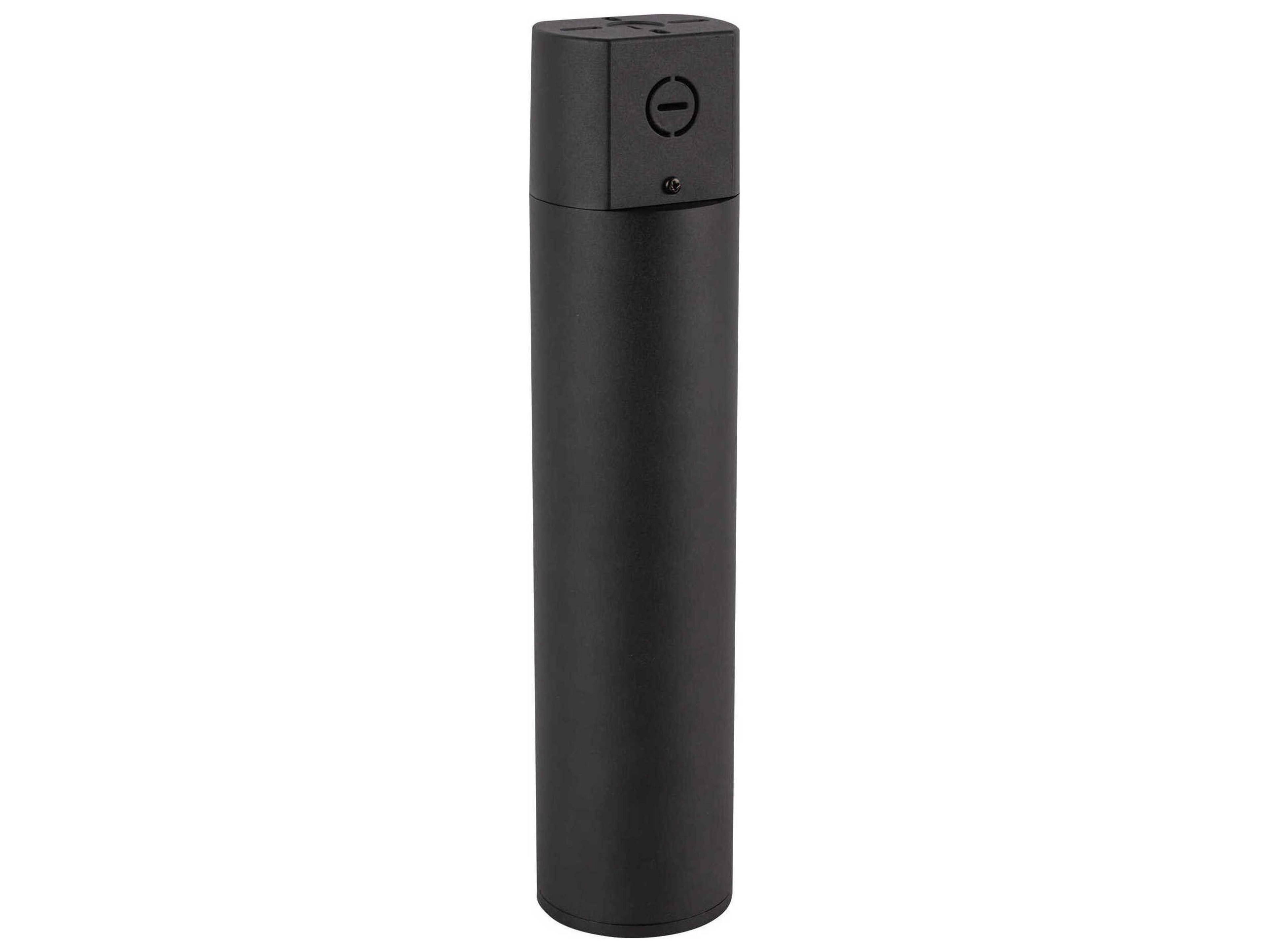 Kuzco Lighting Lorna Black Cylinder Flush Mount