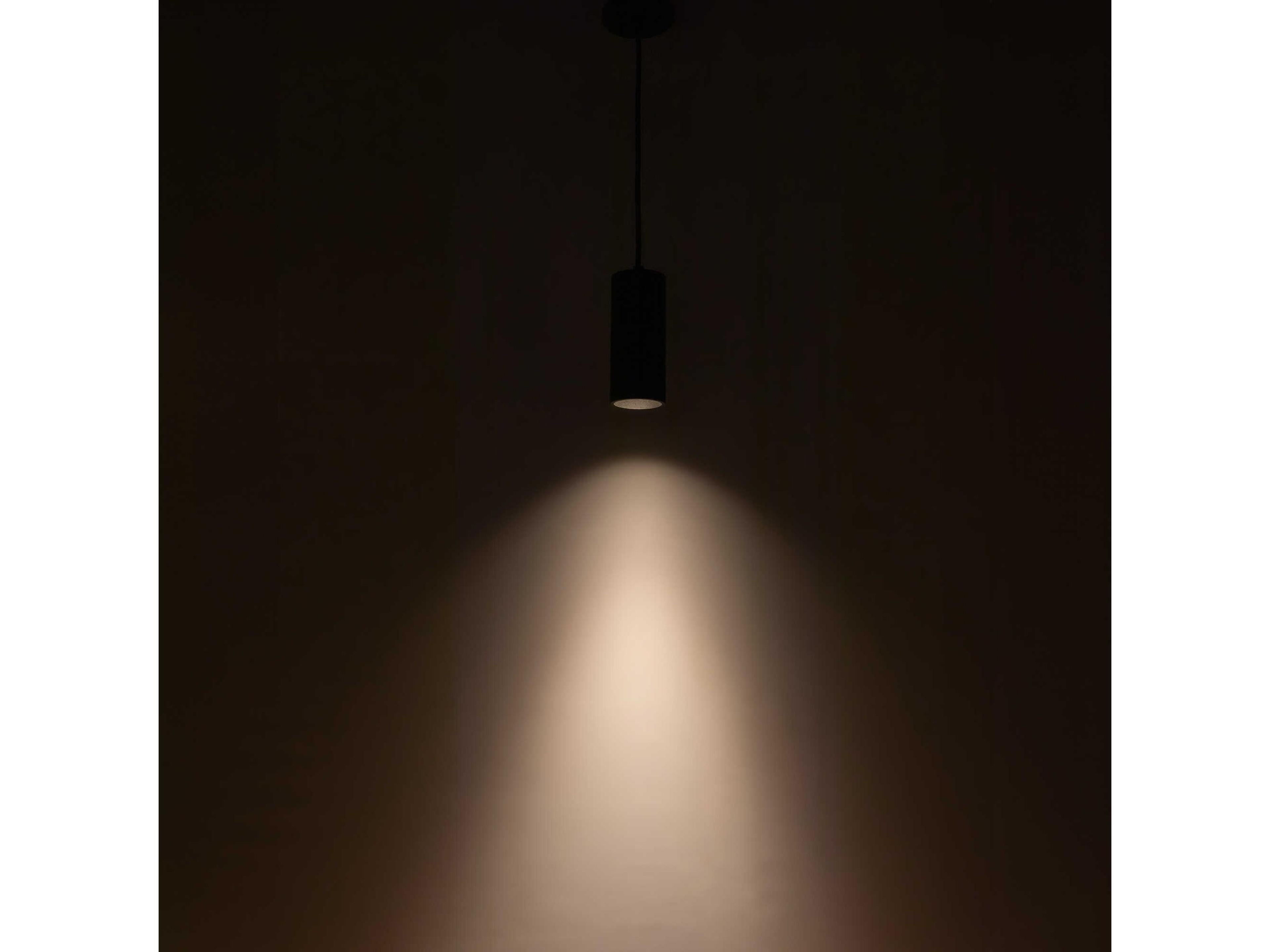 Kuzco Lighting Lorna Black Cylinder Mini Pendant