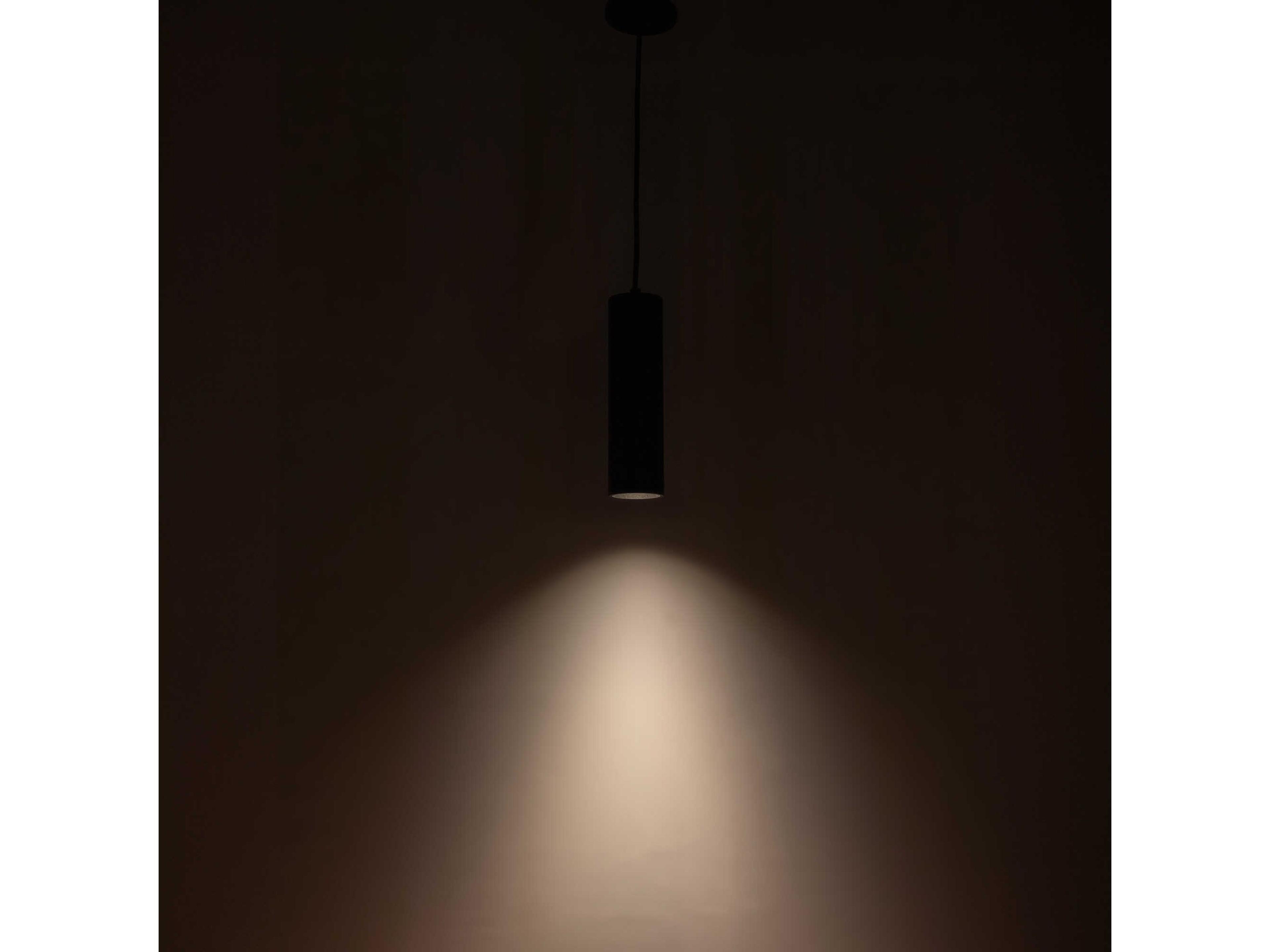 Kuzco Lighting Lorna Black Cylinder Mini Pendant