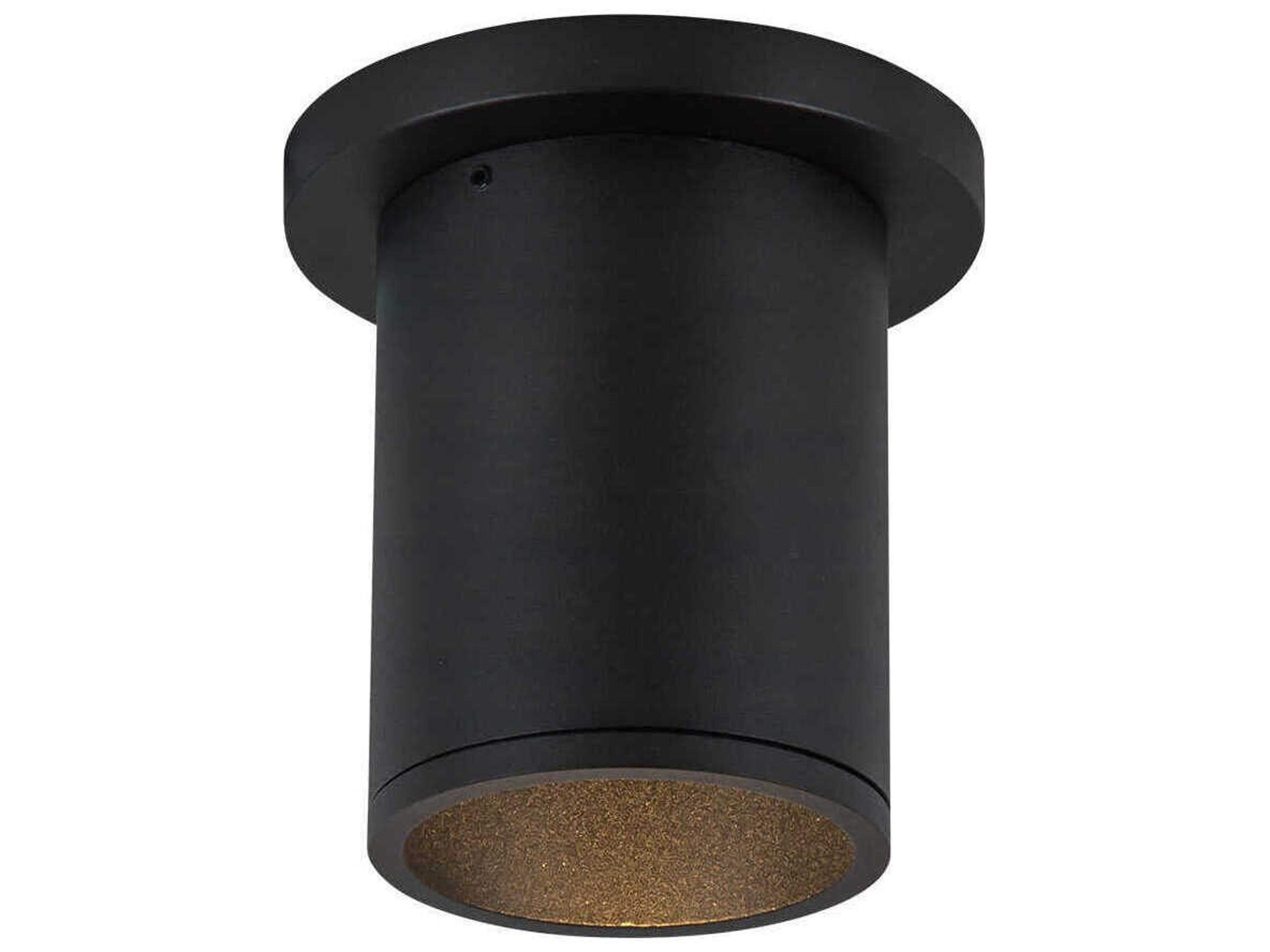 Kuzco Lighting Lorna Black Cylinder Flush Mount