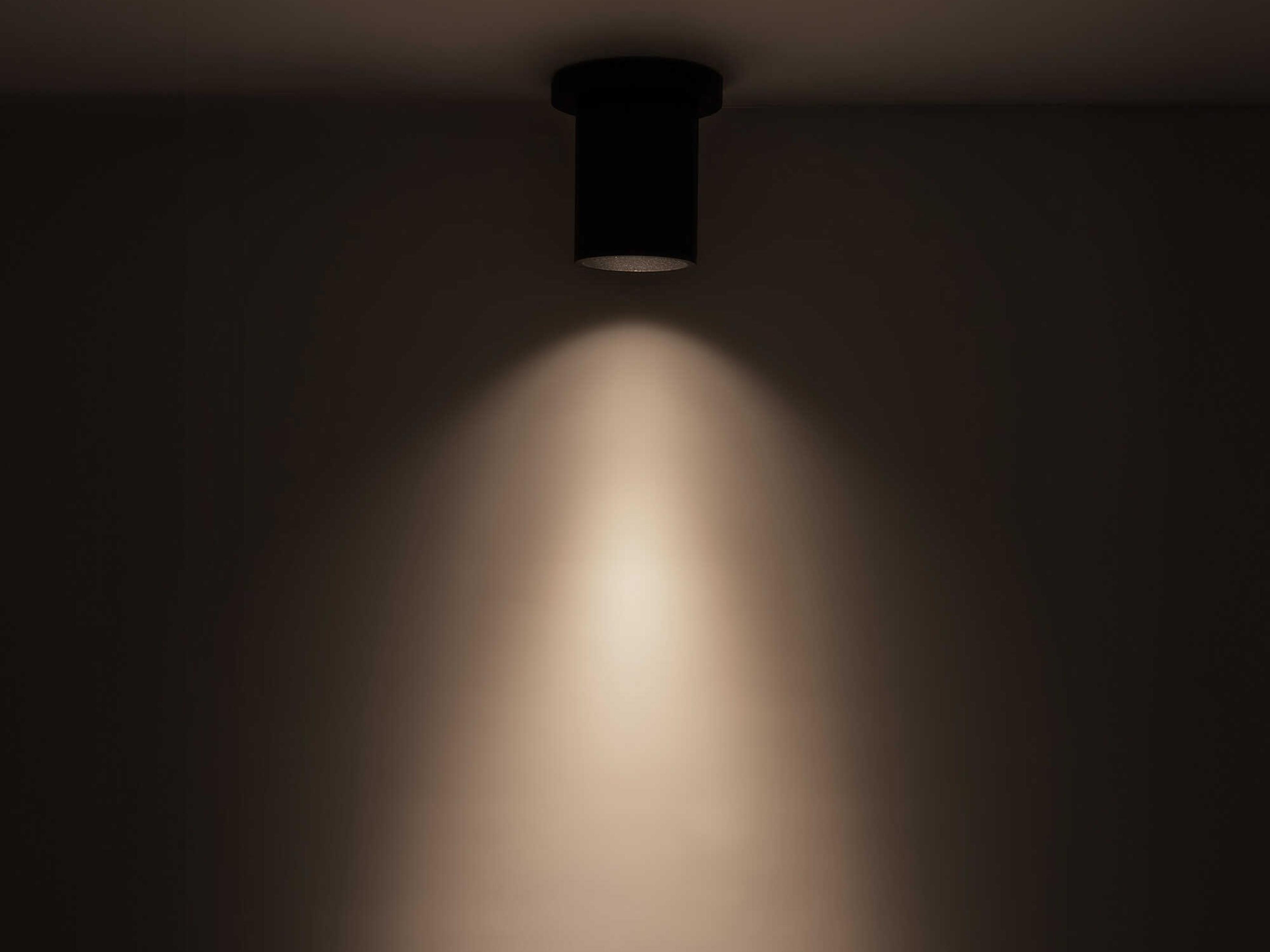 Kuzco Lighting Lorna Black Cylinder Flush Mount