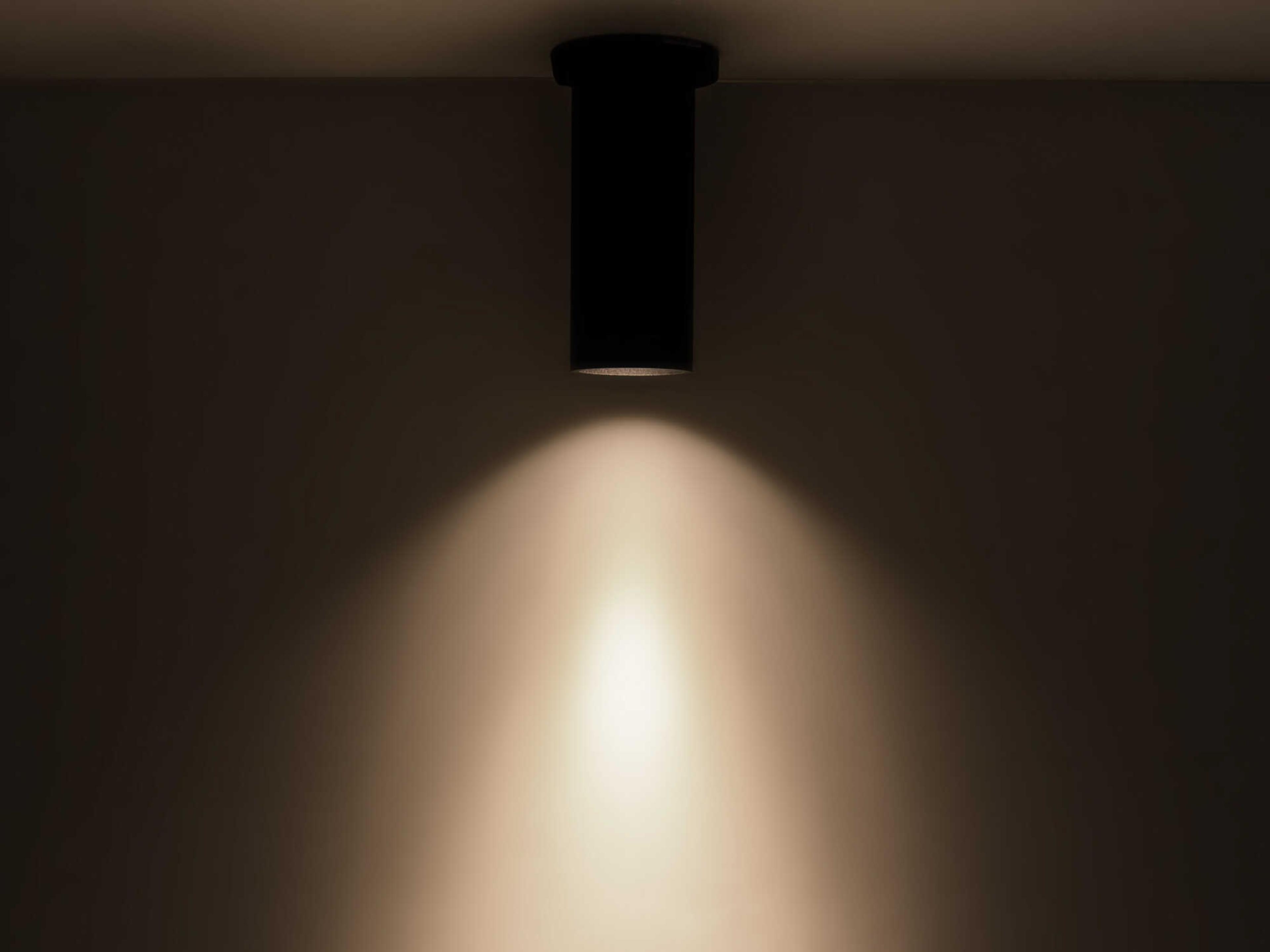 Kuzco Lighting Lorna Black Cylinder Flush Mount