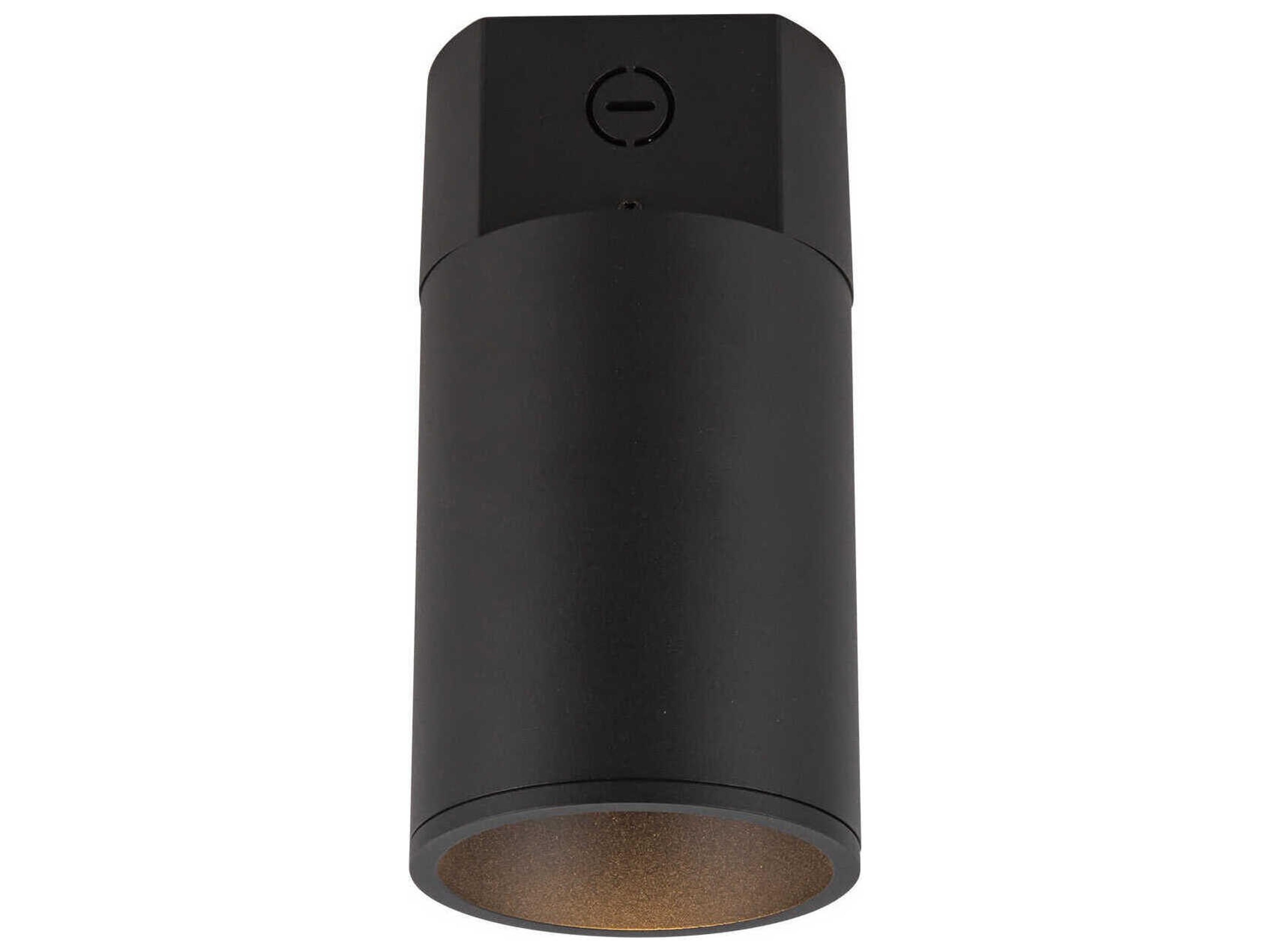 Kuzco Lighting Lorna Black Cylinder Flush Mount