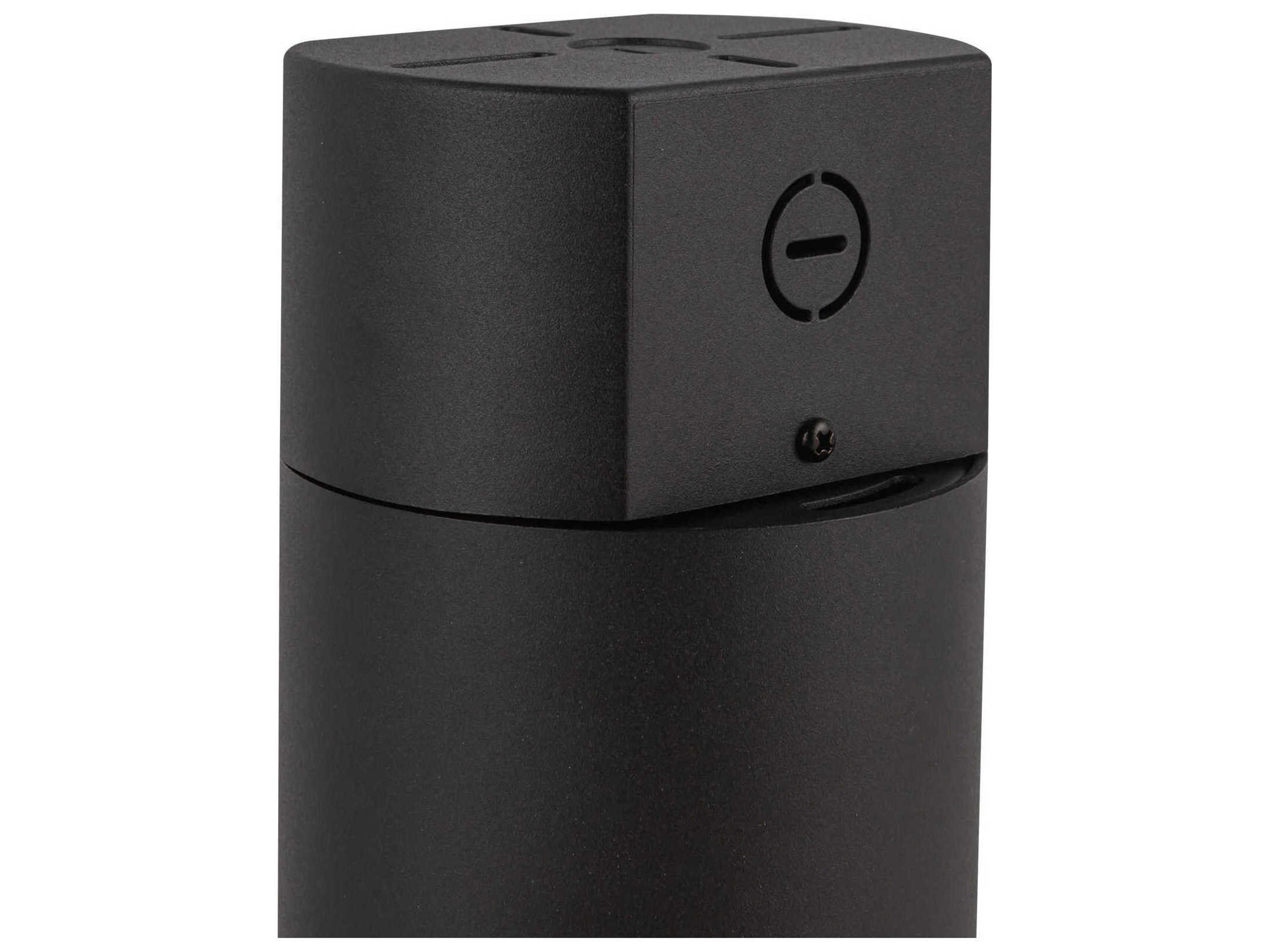 Kuzco Lighting Lorna Black Cylinder Flush Mount