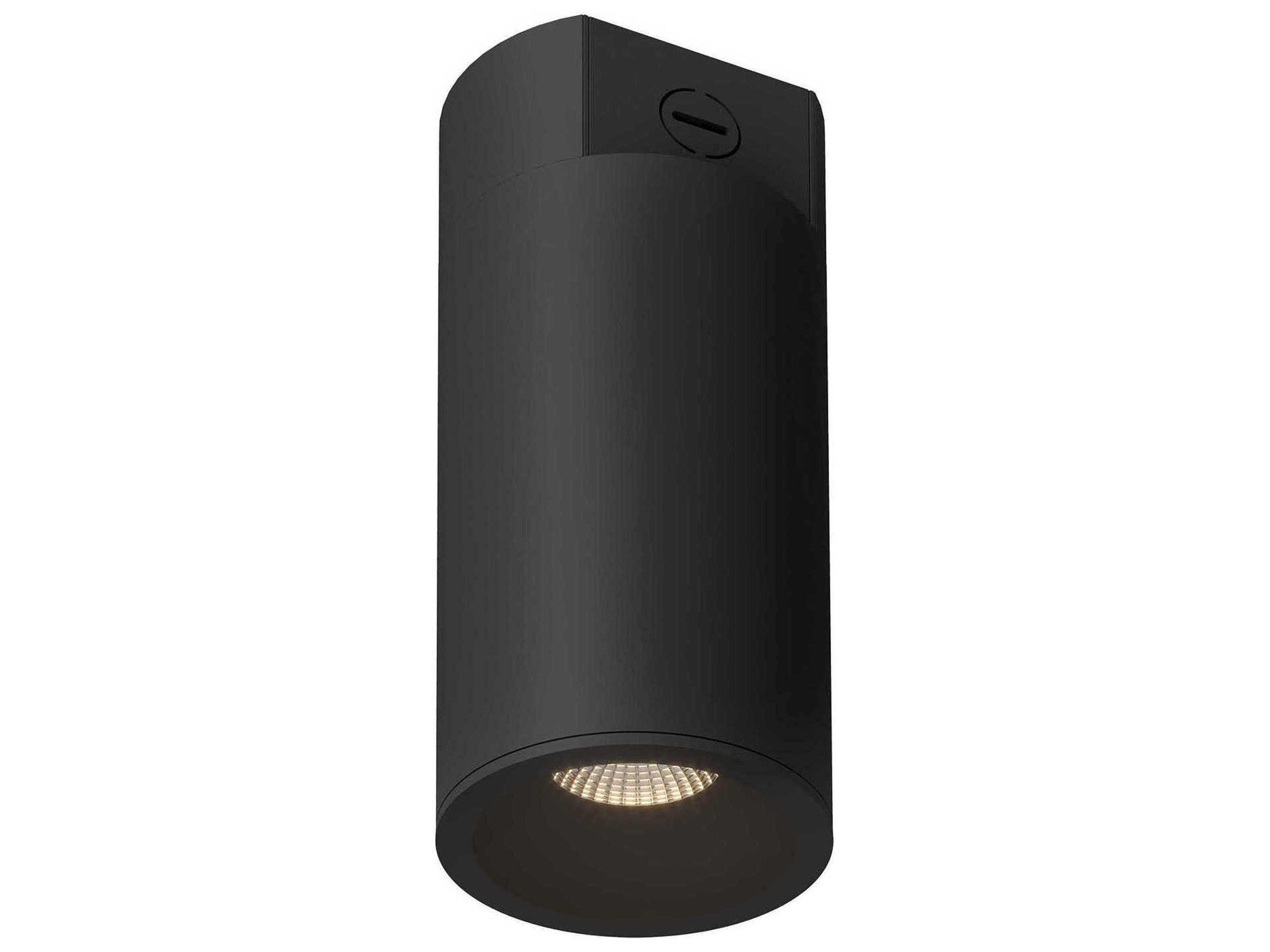 Kuzco Lighting Lorna Black Cylinder Flush Mount