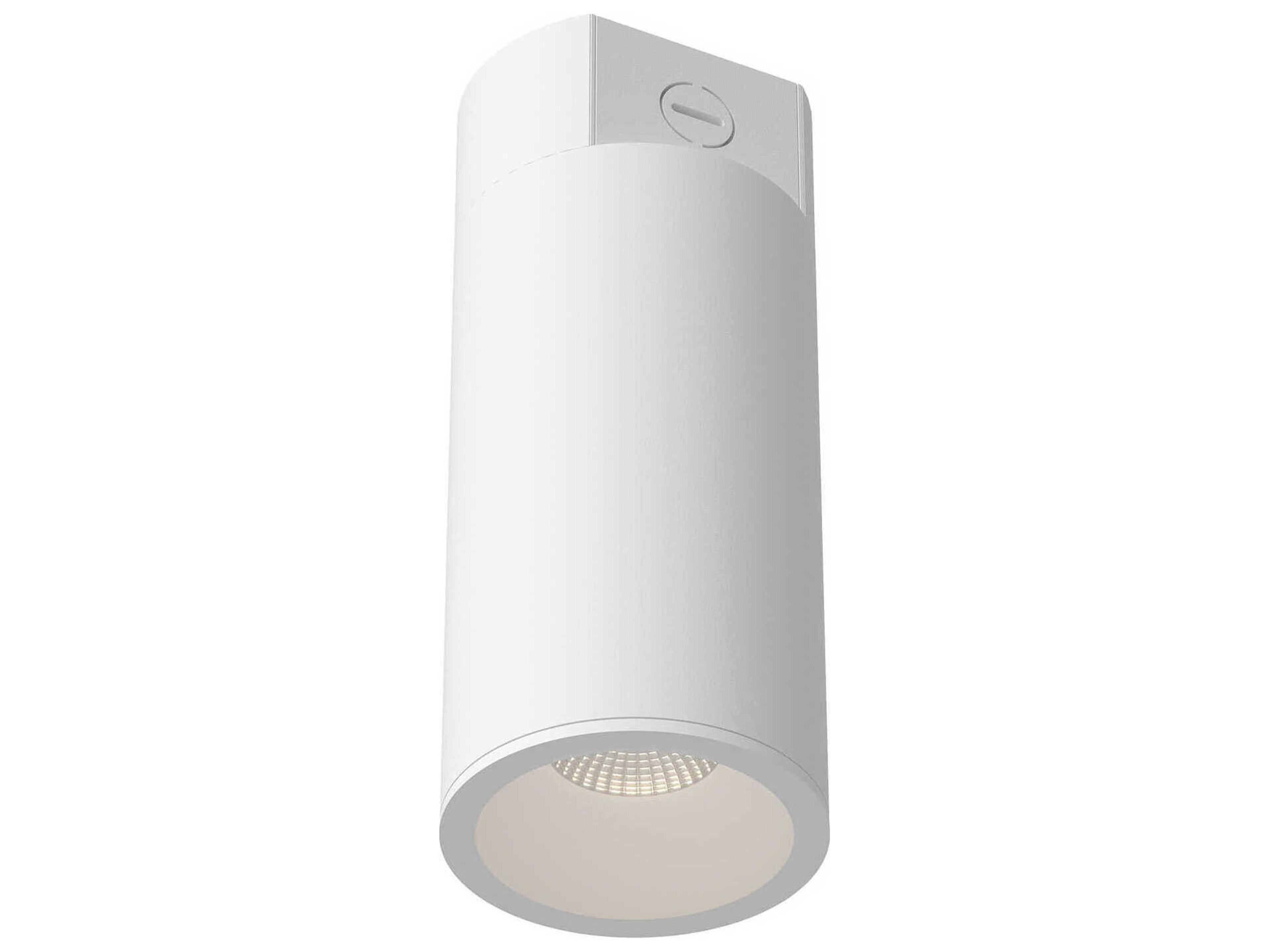 Kuzco Lighting Lorna White Cylinder Flush Mount
