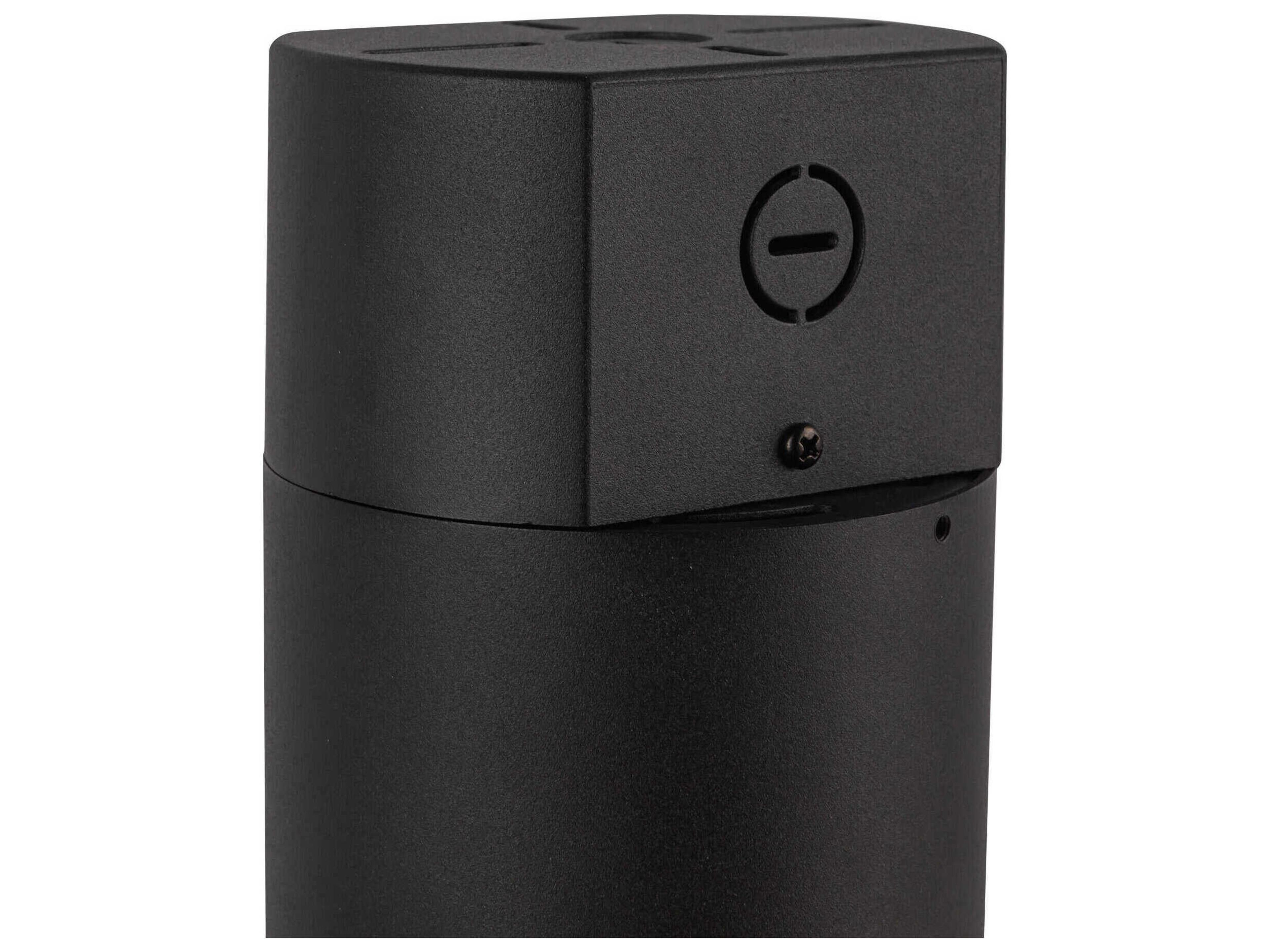 Kuzco Lighting Lorna Black Cylinder Flush Mount