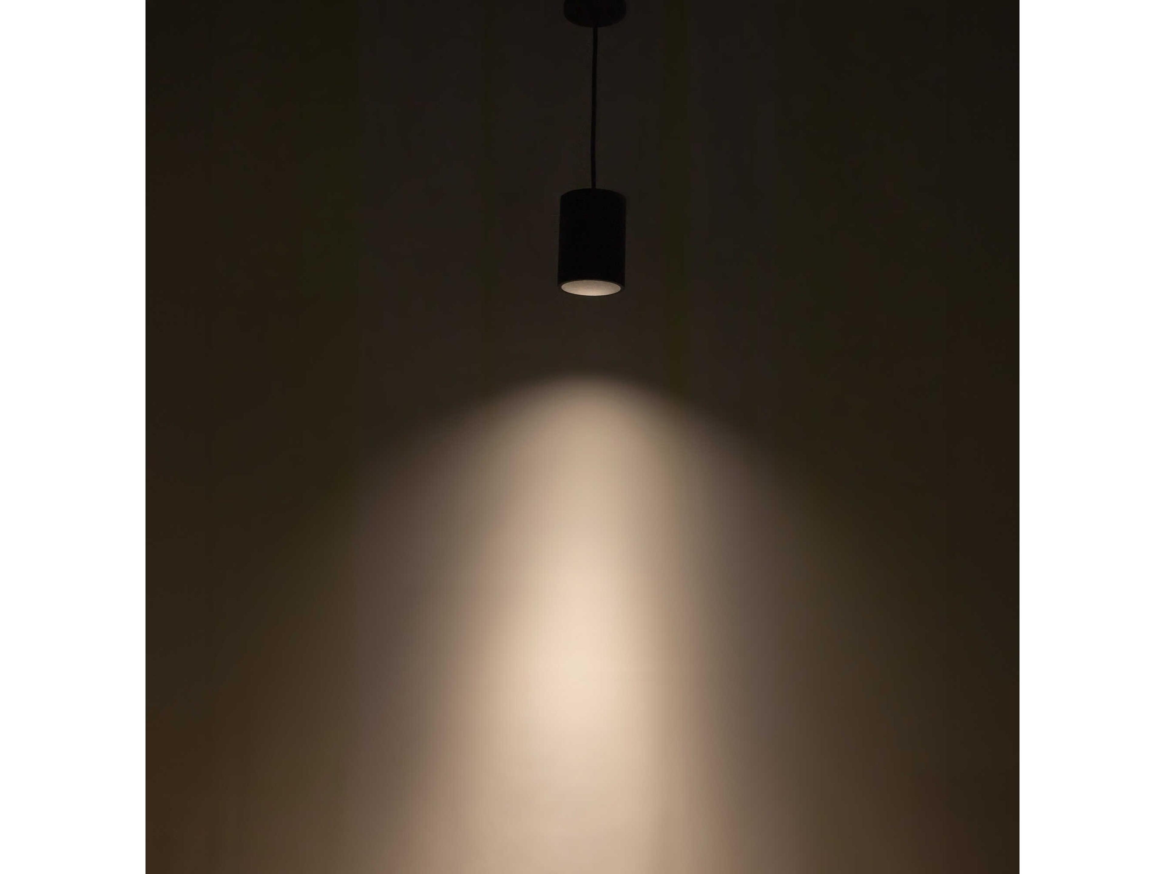 Kuzco Lighting Lorna Black Cylinder Mini Pendant