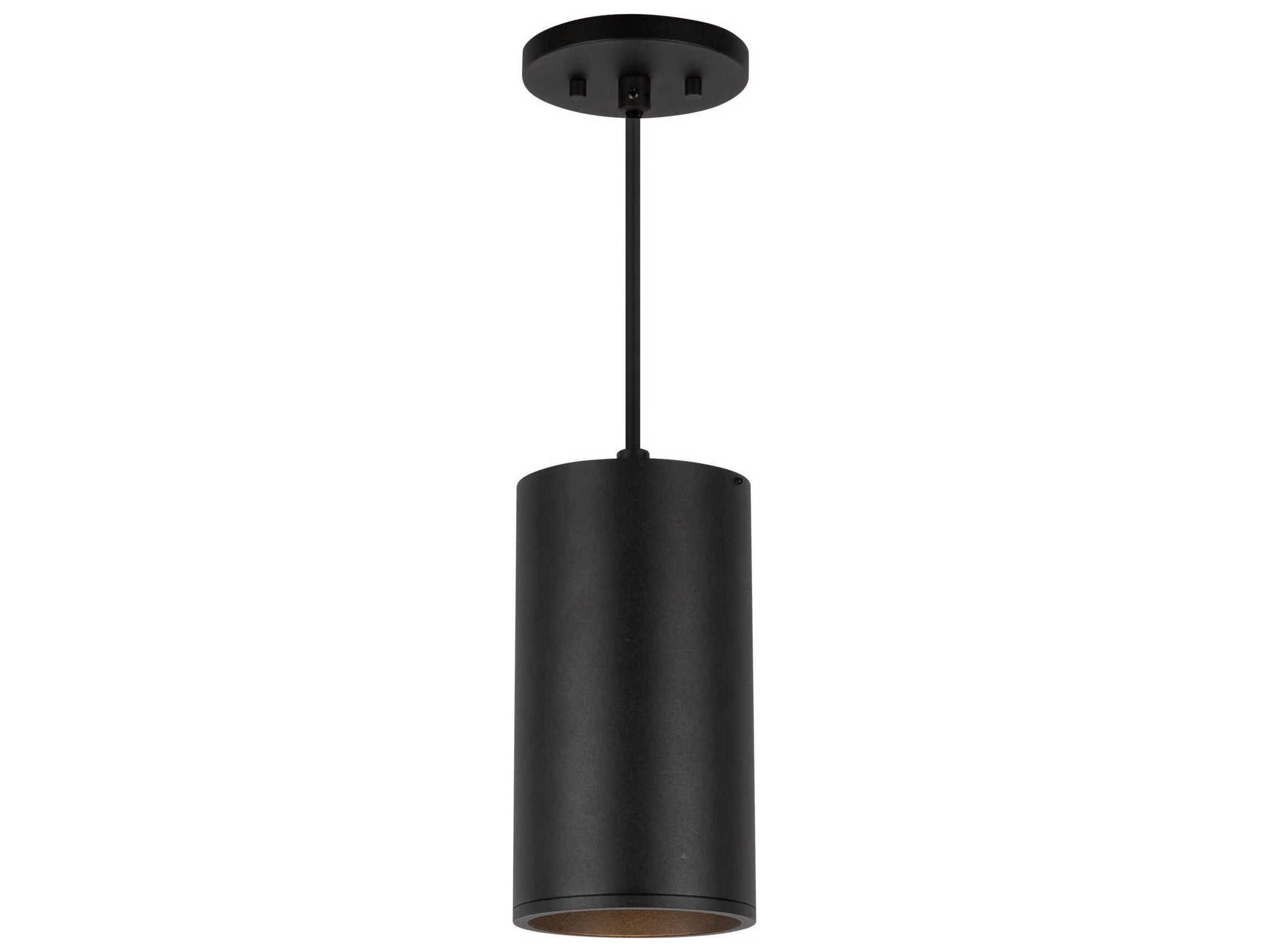 Kuzco Lighting Lorna Black Cylinder Mini Pendant