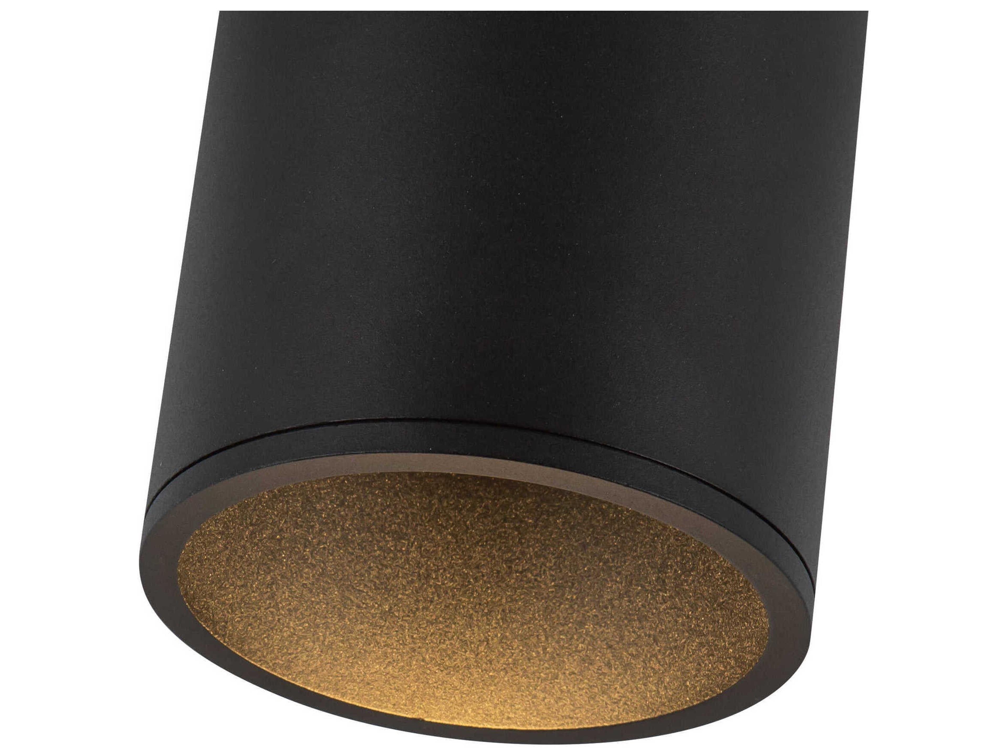 Kuzco Lighting Lorna Black Cylinder Mini Pendant