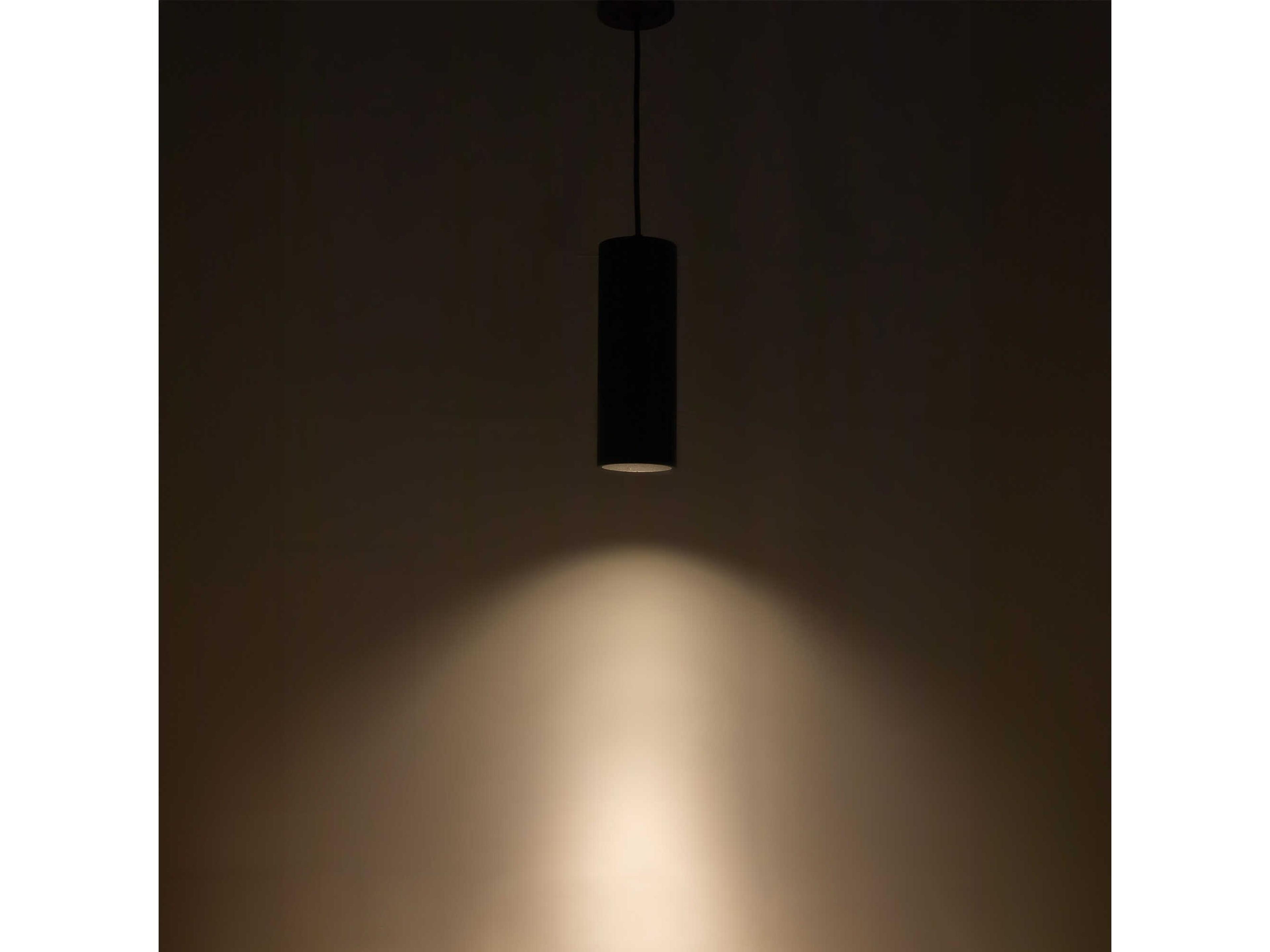 Kuzco Lighting Lorna Black Cylinder Mini Pendant