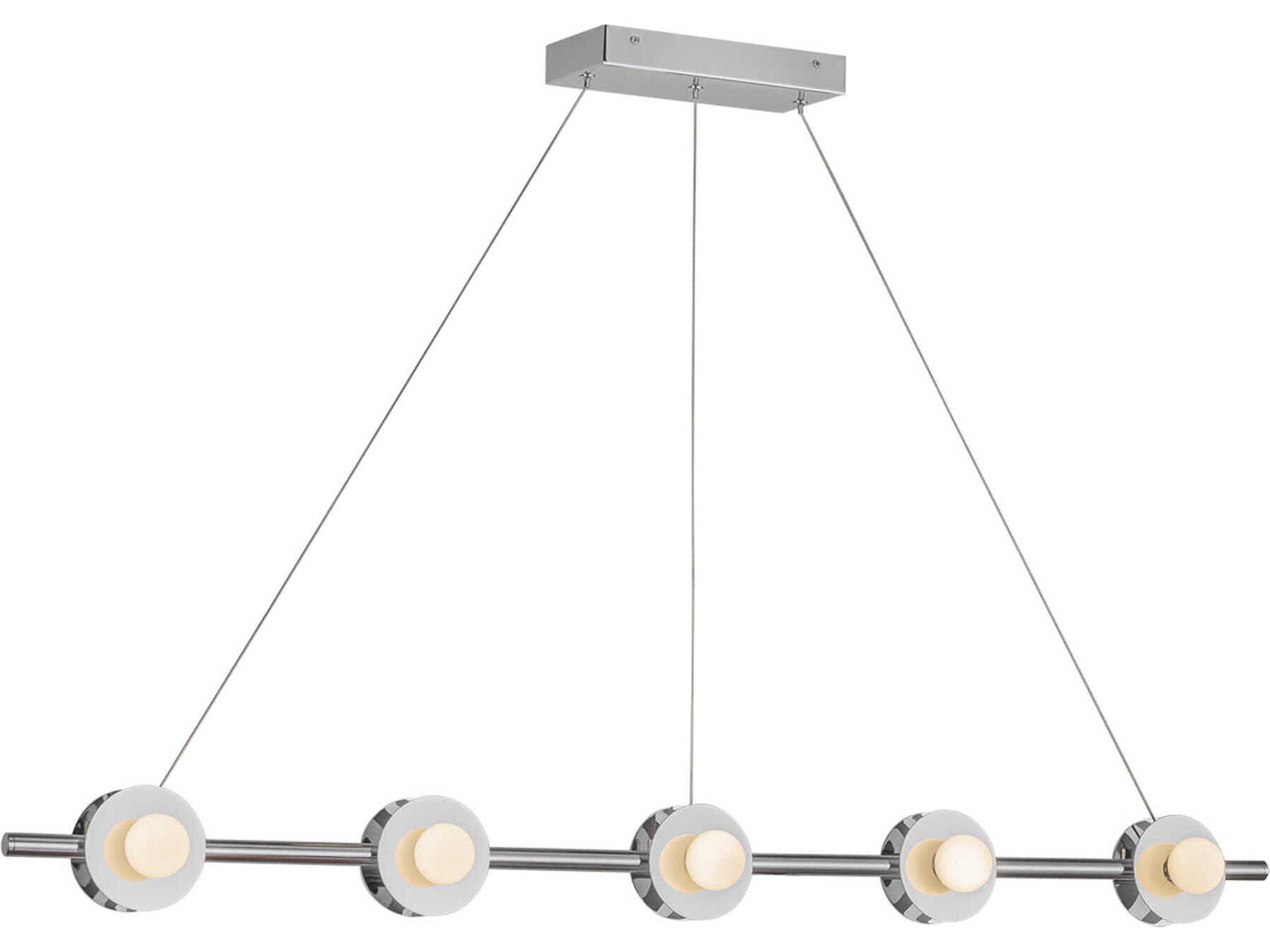 Elixir Chrome Linear Island Pendant