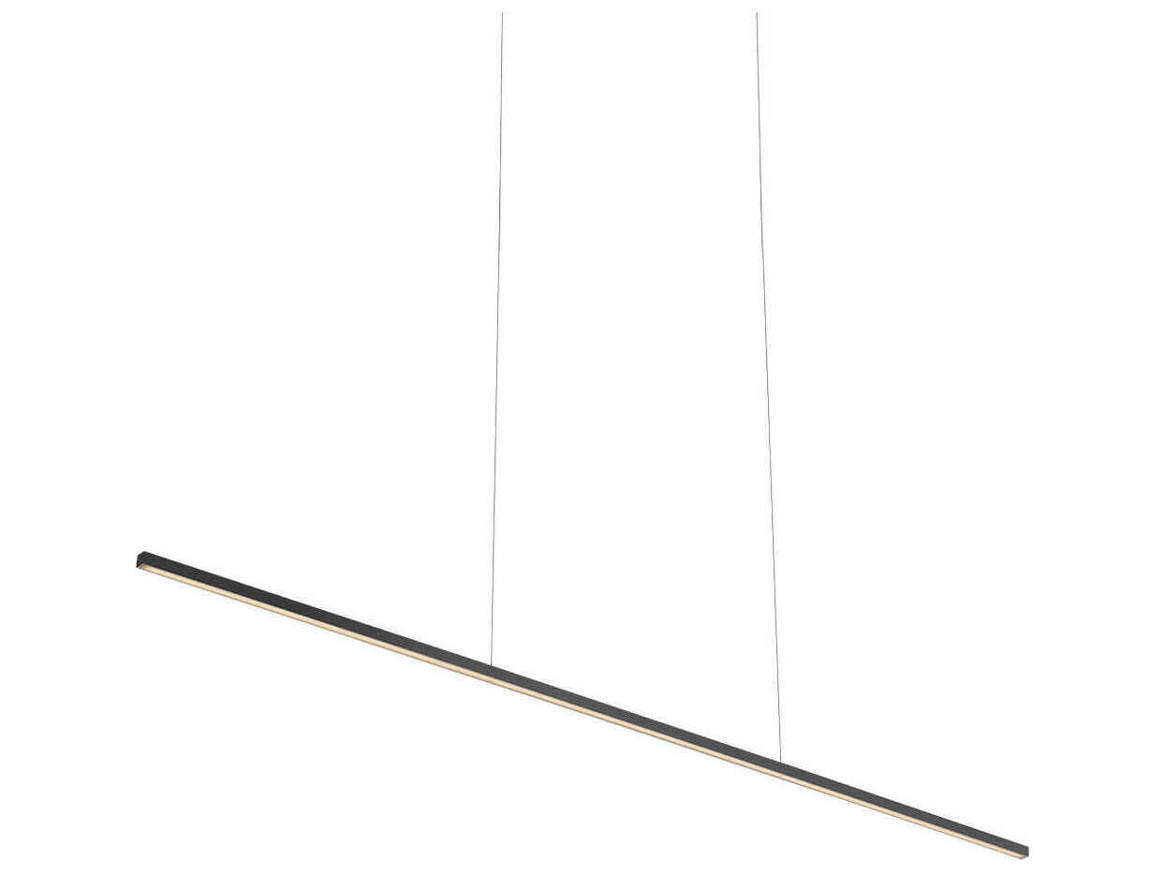 Kuzco Lighting Vega Minor Black Linear Island Pendant