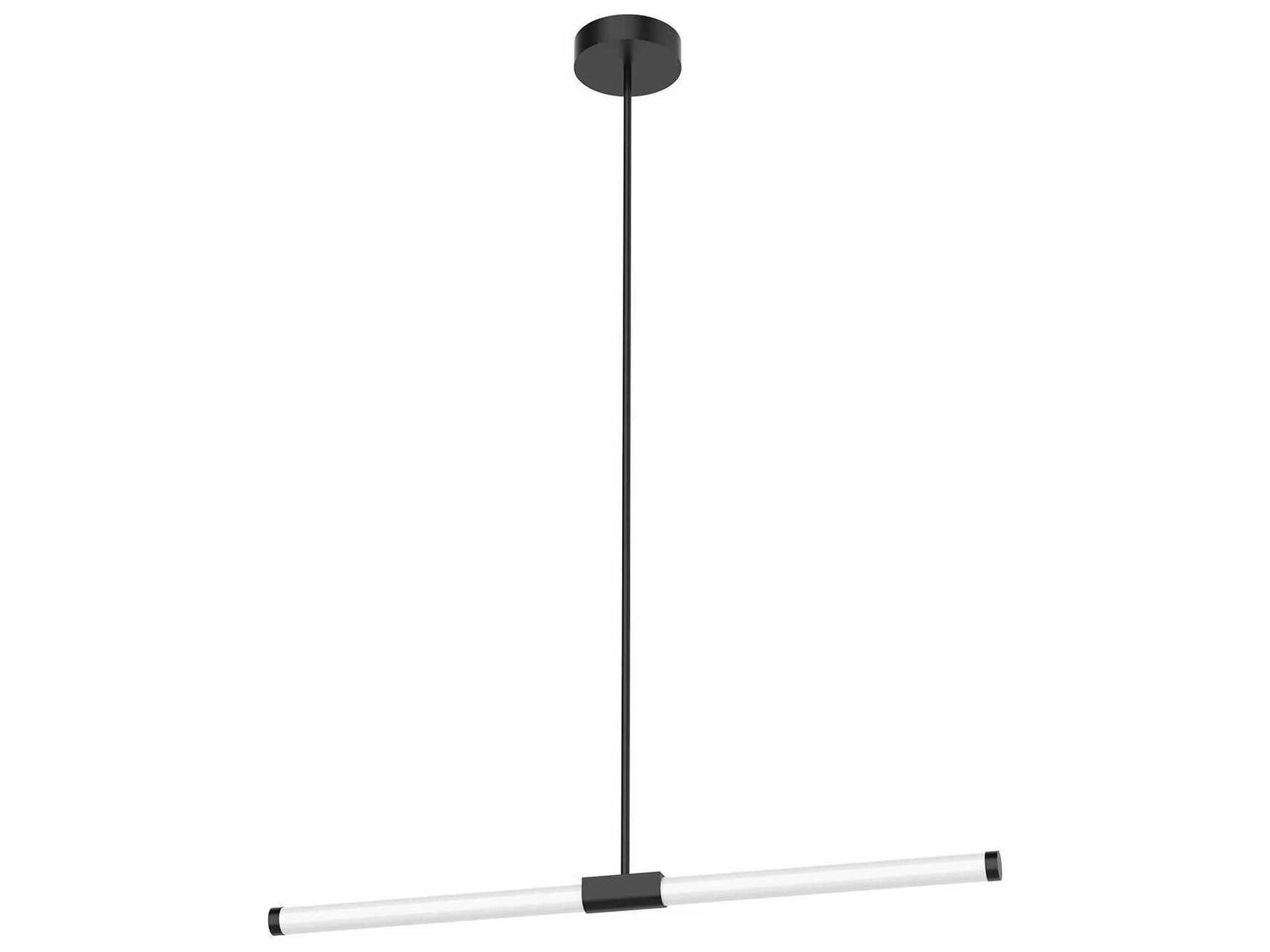 Akari Black Linear Island Pendant