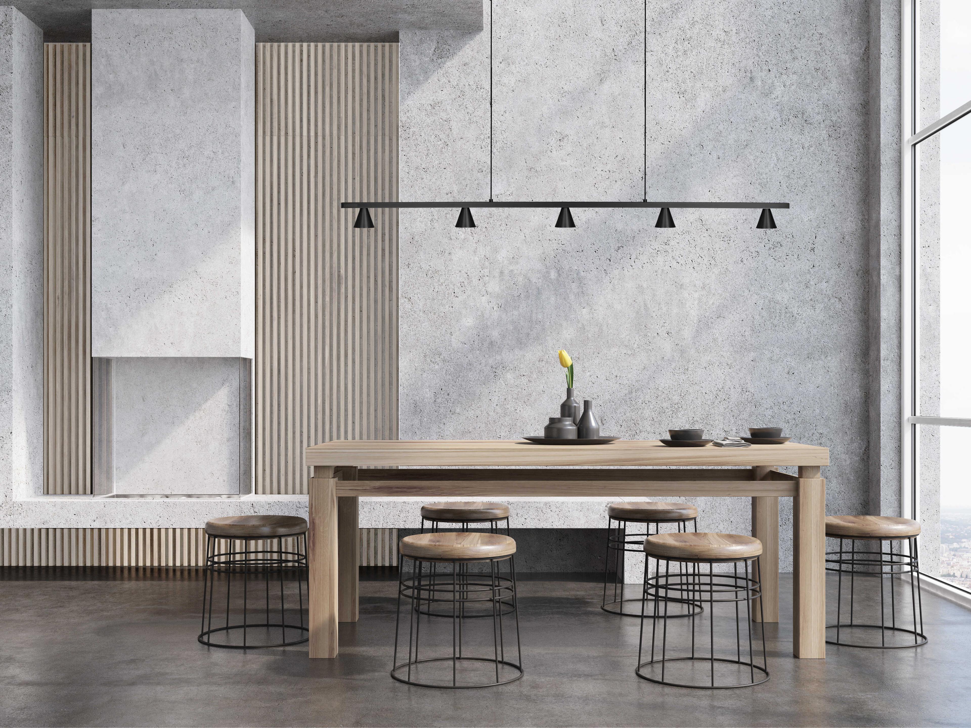 Kuzco Lighting Dune Black Island Pendant