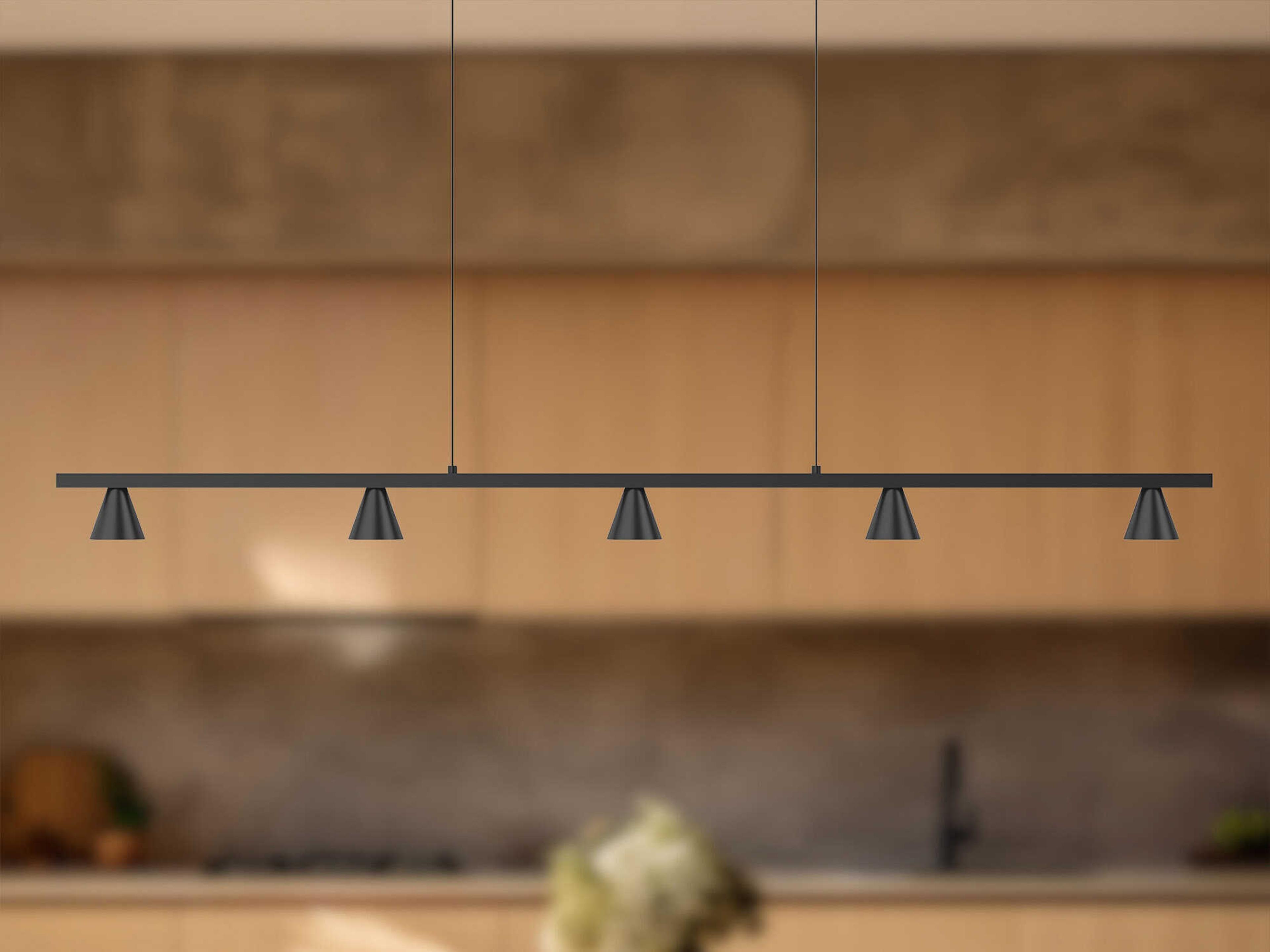 Kuzco Lighting Dune Black Island Pendant