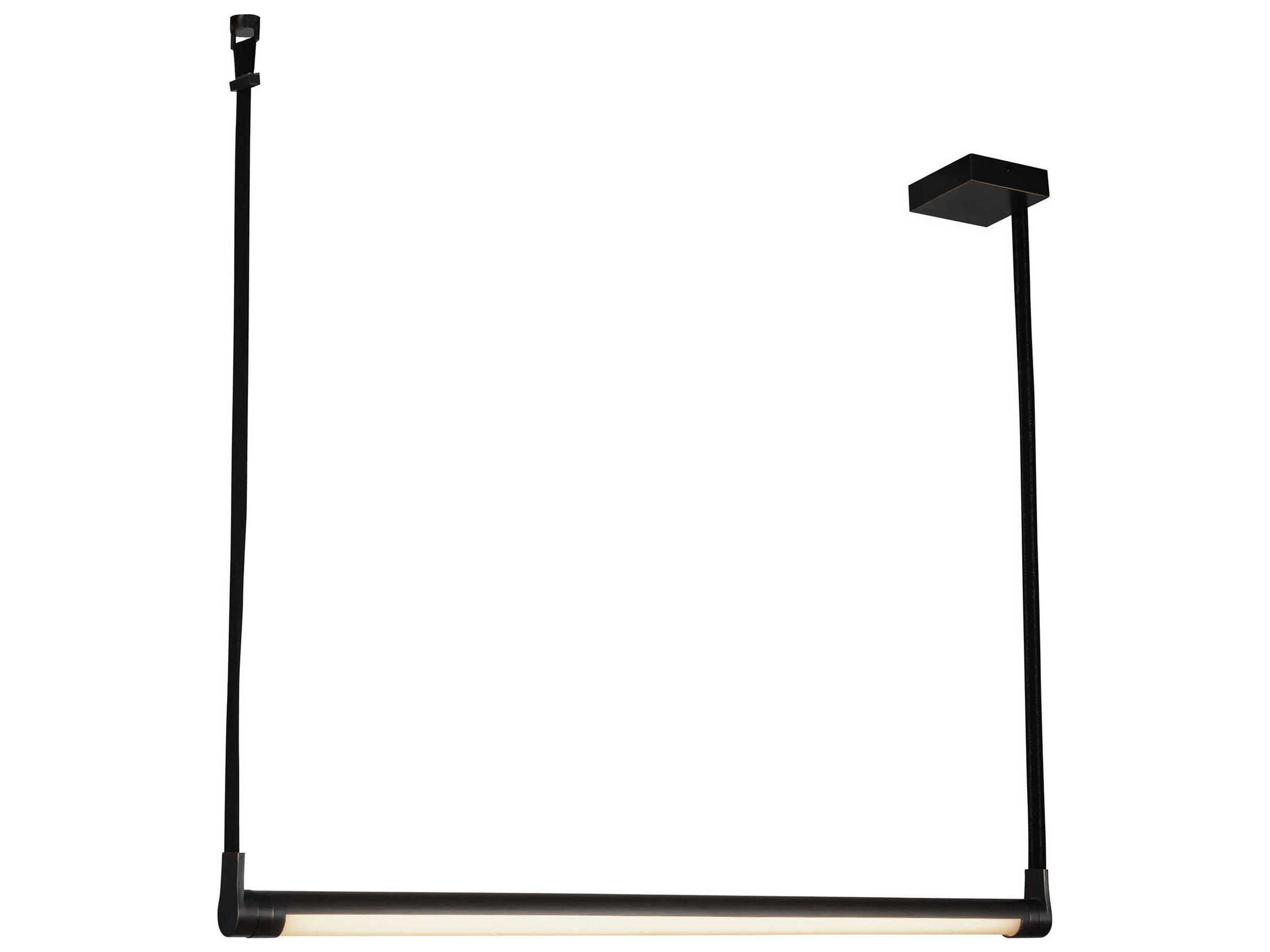 Kuzco Lighting Laurence Urban Bronze Cylinder Island Pendant