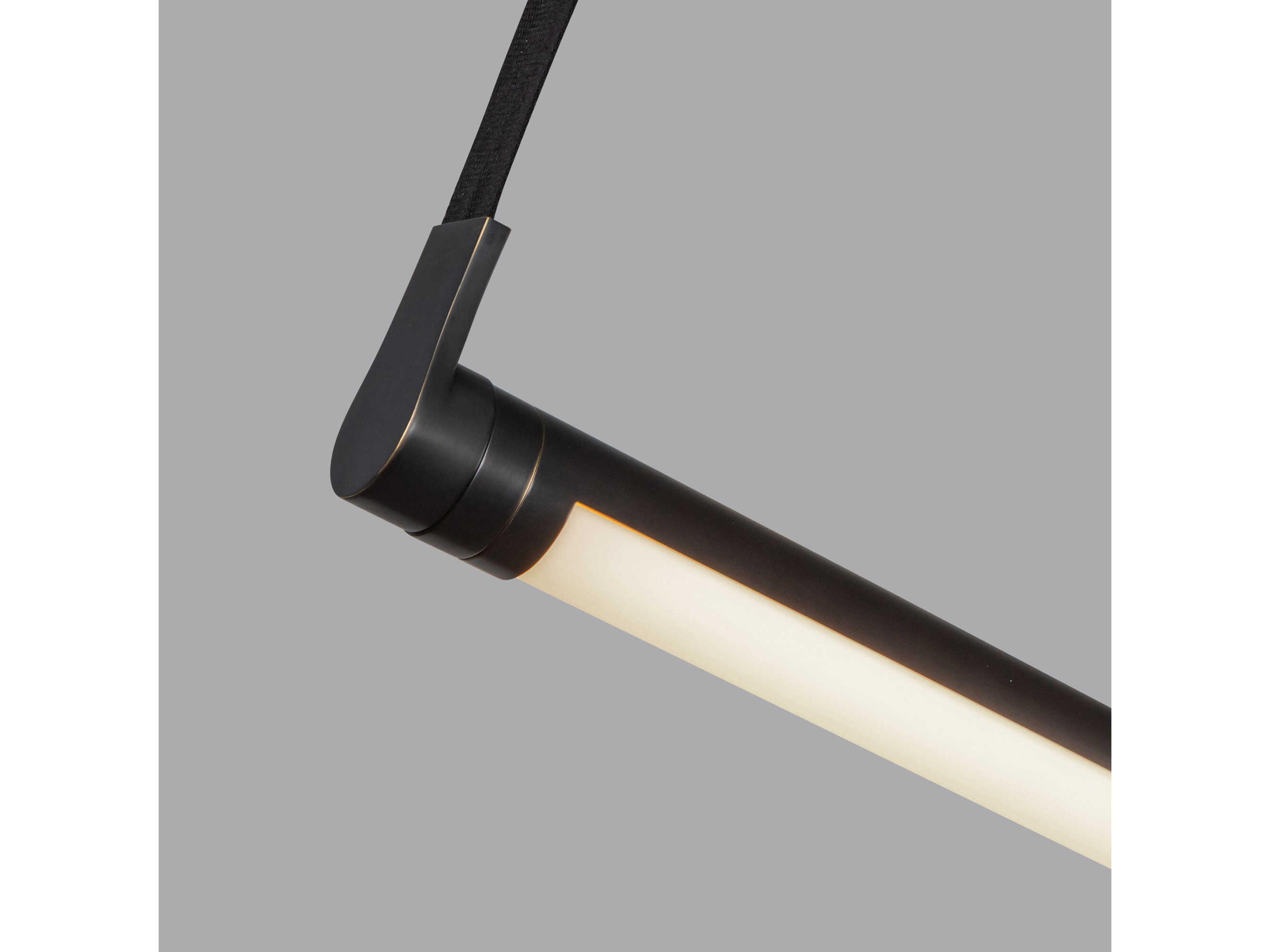 Kuzco Lighting Laurence Urban Bronze Cylinder Island Pendant