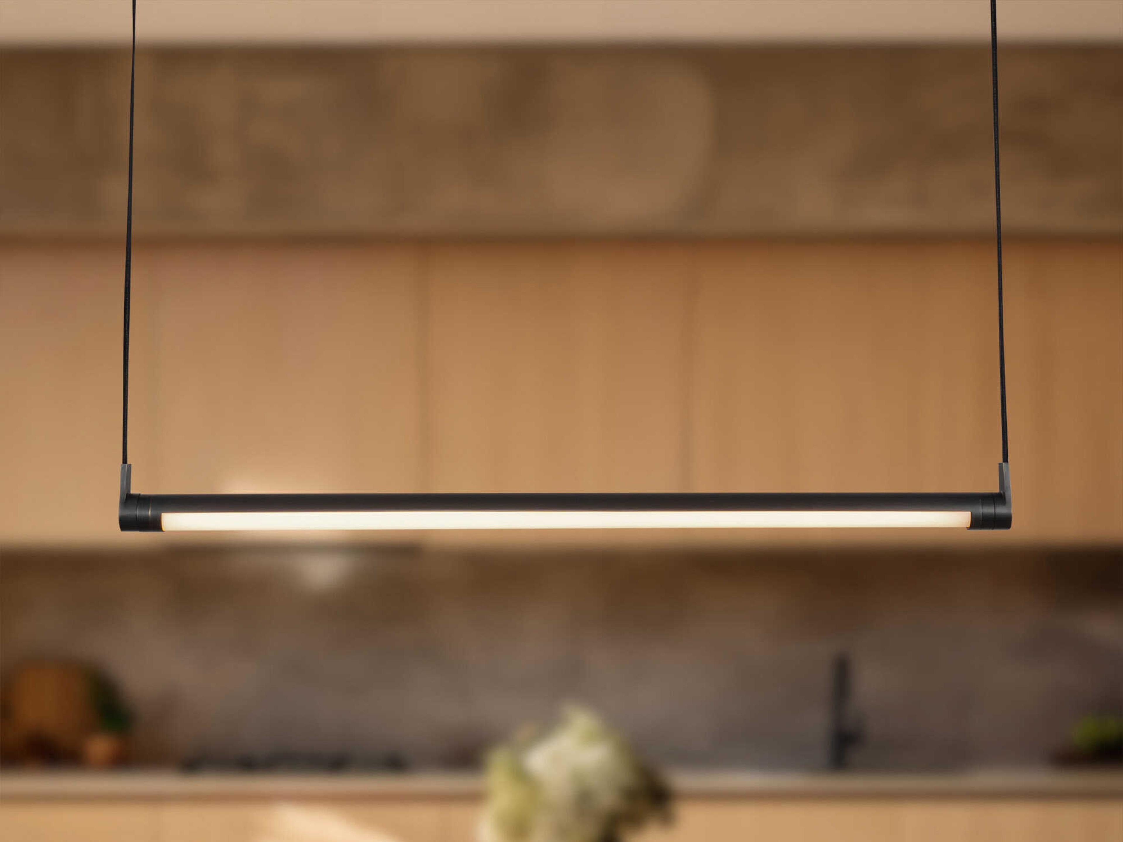 Kuzco Lighting Laurence Urban Bronze Cylinder Island Pendant