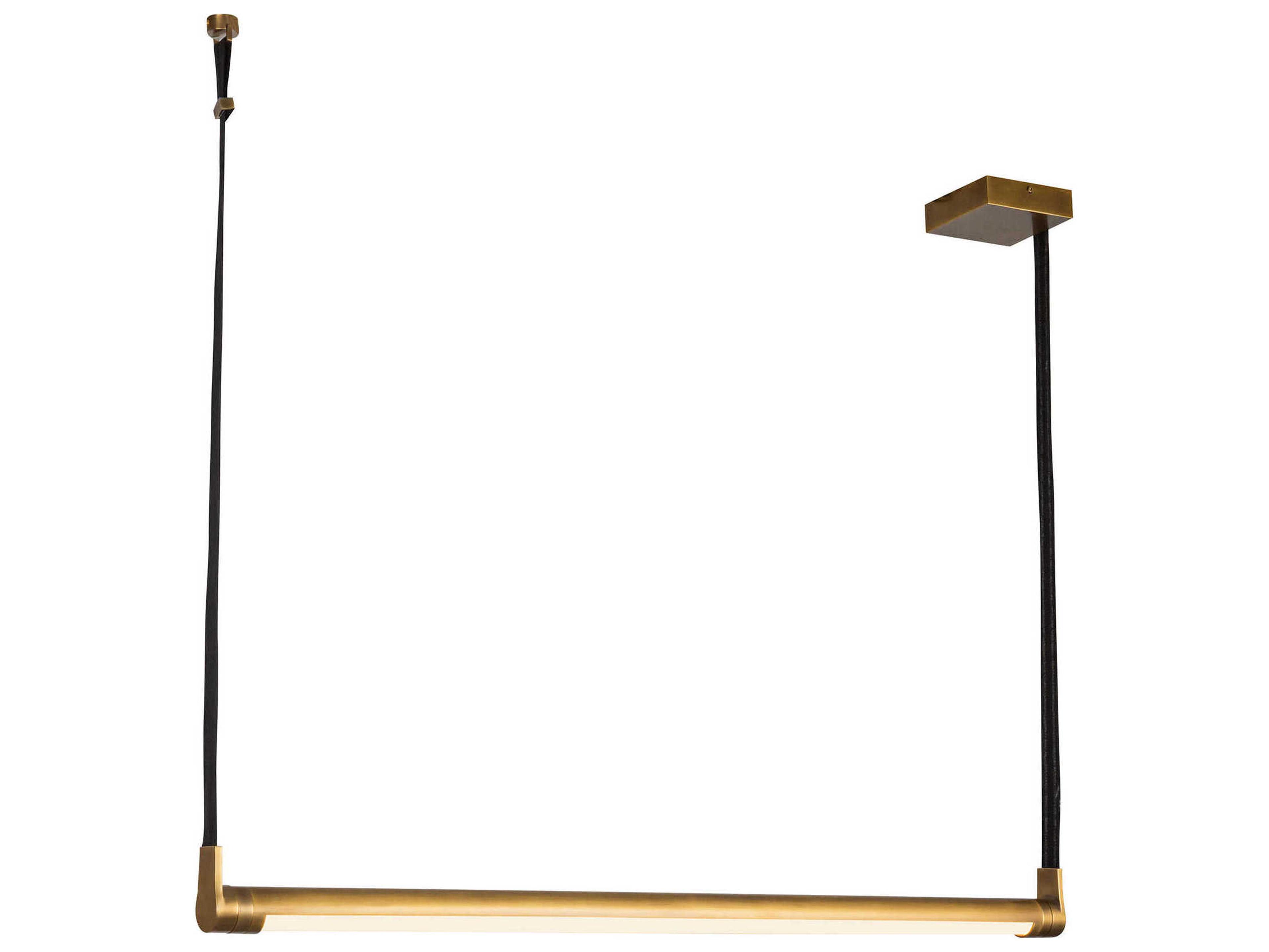 Kuzco Lighting Laurence Vintage Brass Cylinder Mini Pendant