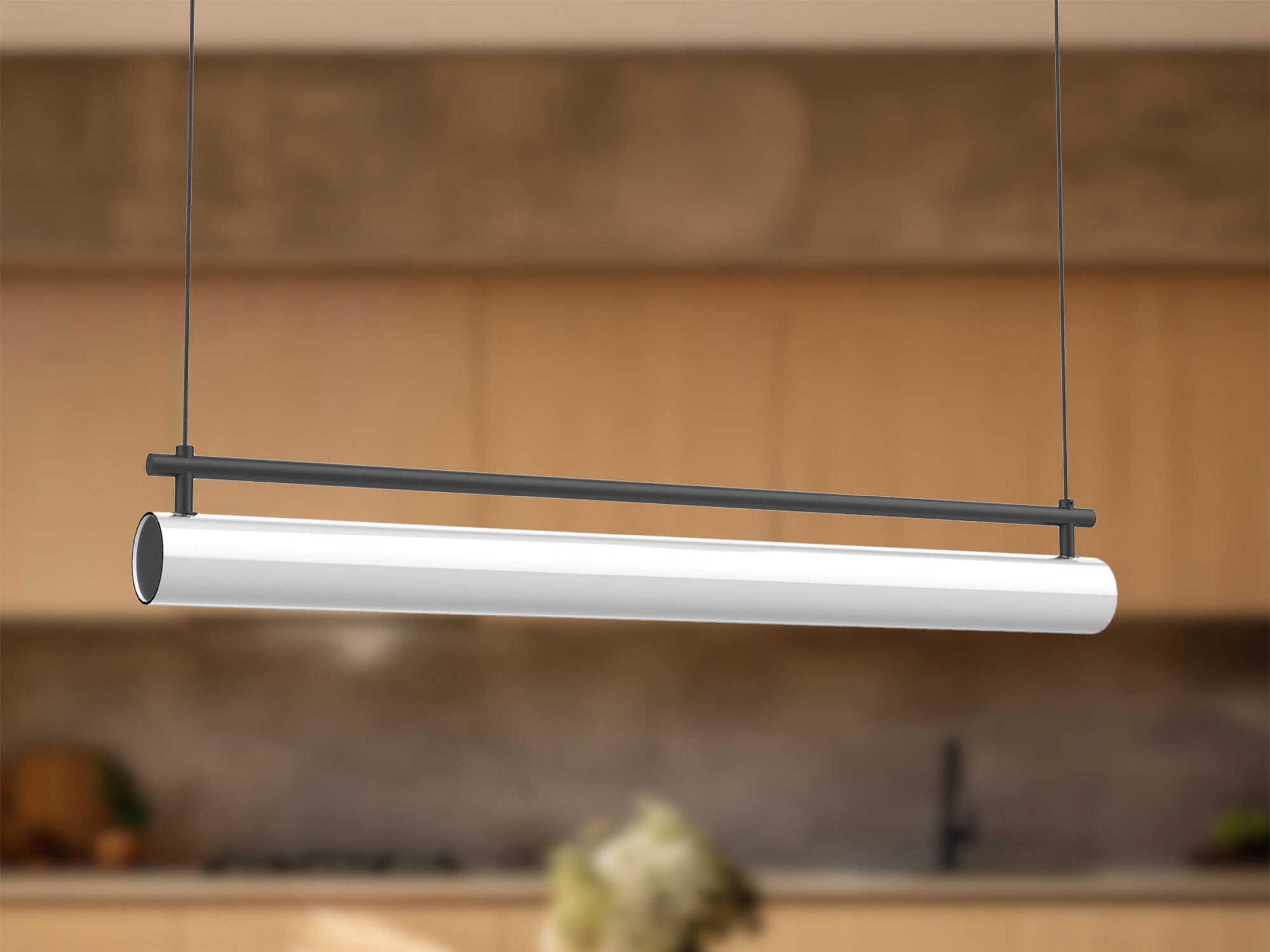 Kuzco Lighting Gramercy Black Linear Island Pendant