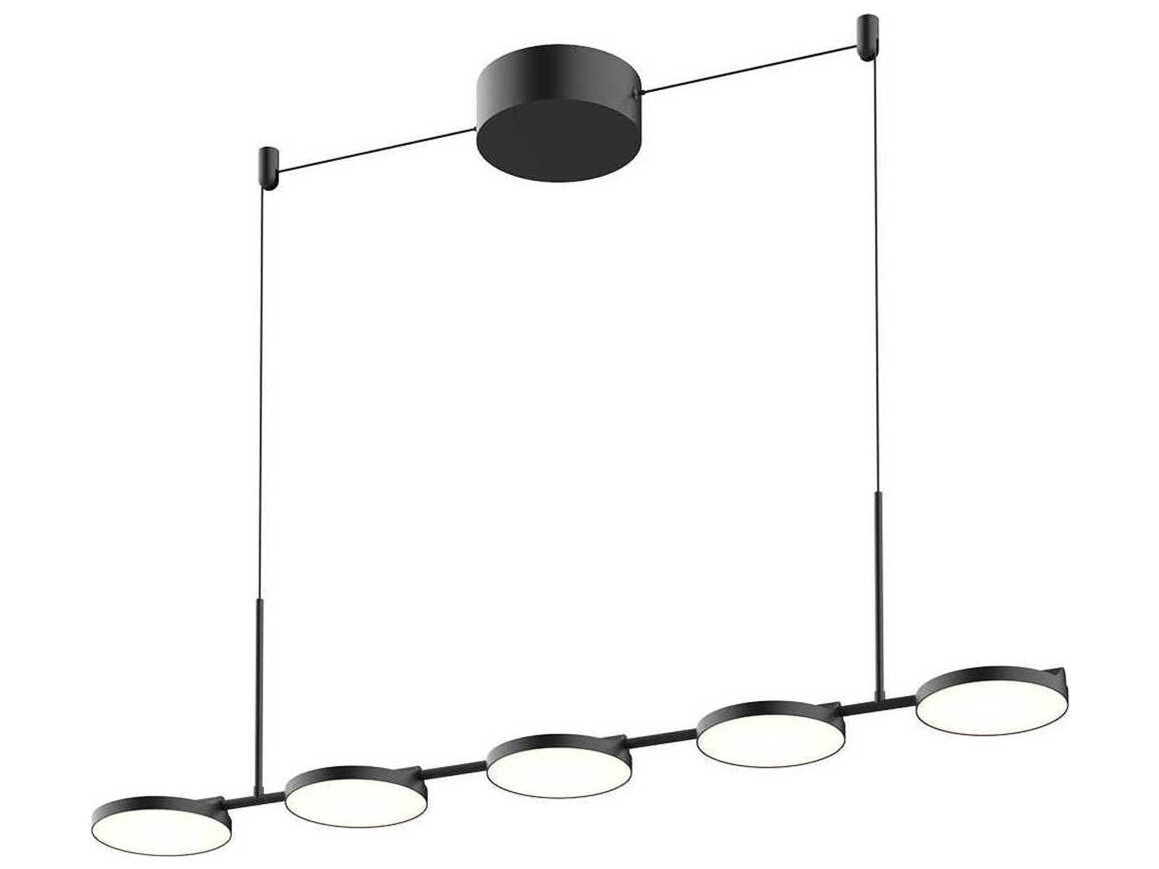 Novel Black Round Island Pendant