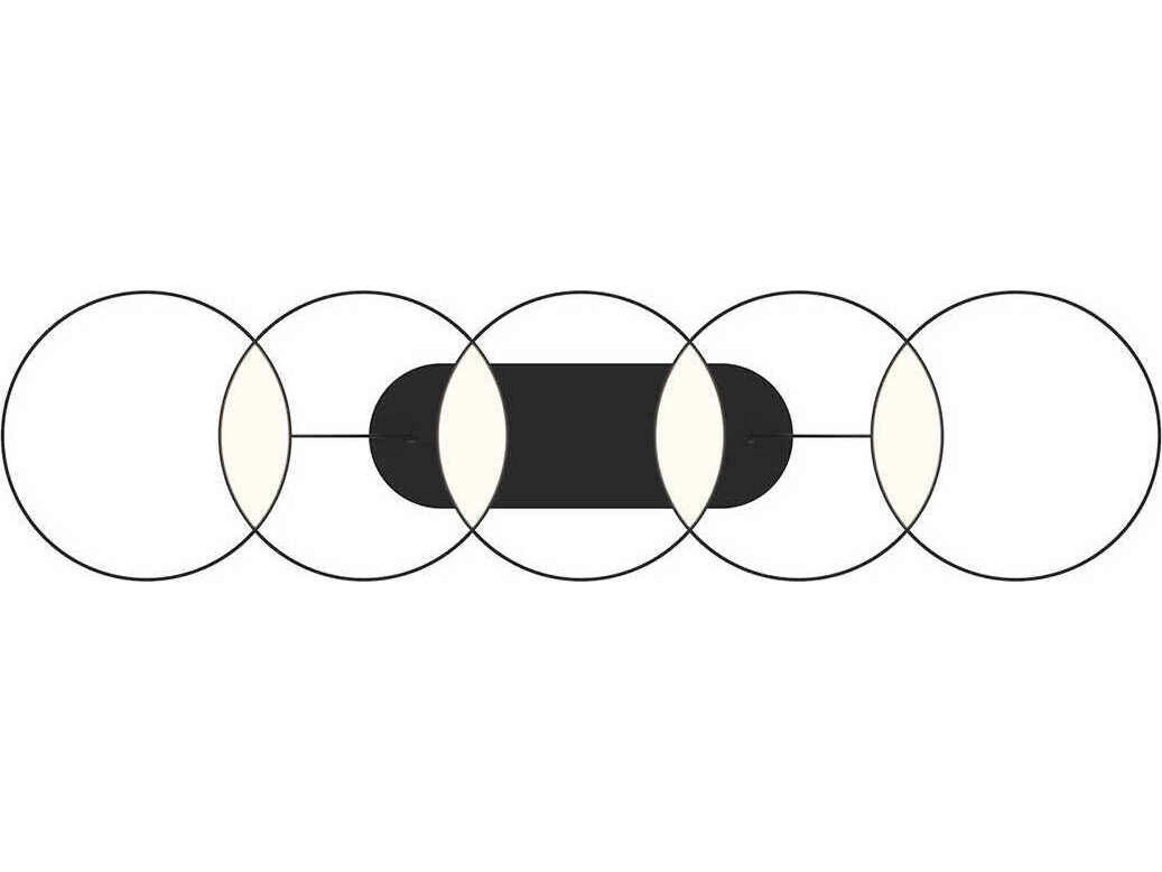 Kuzco Lighting Maestro Black Linear Island Pendant