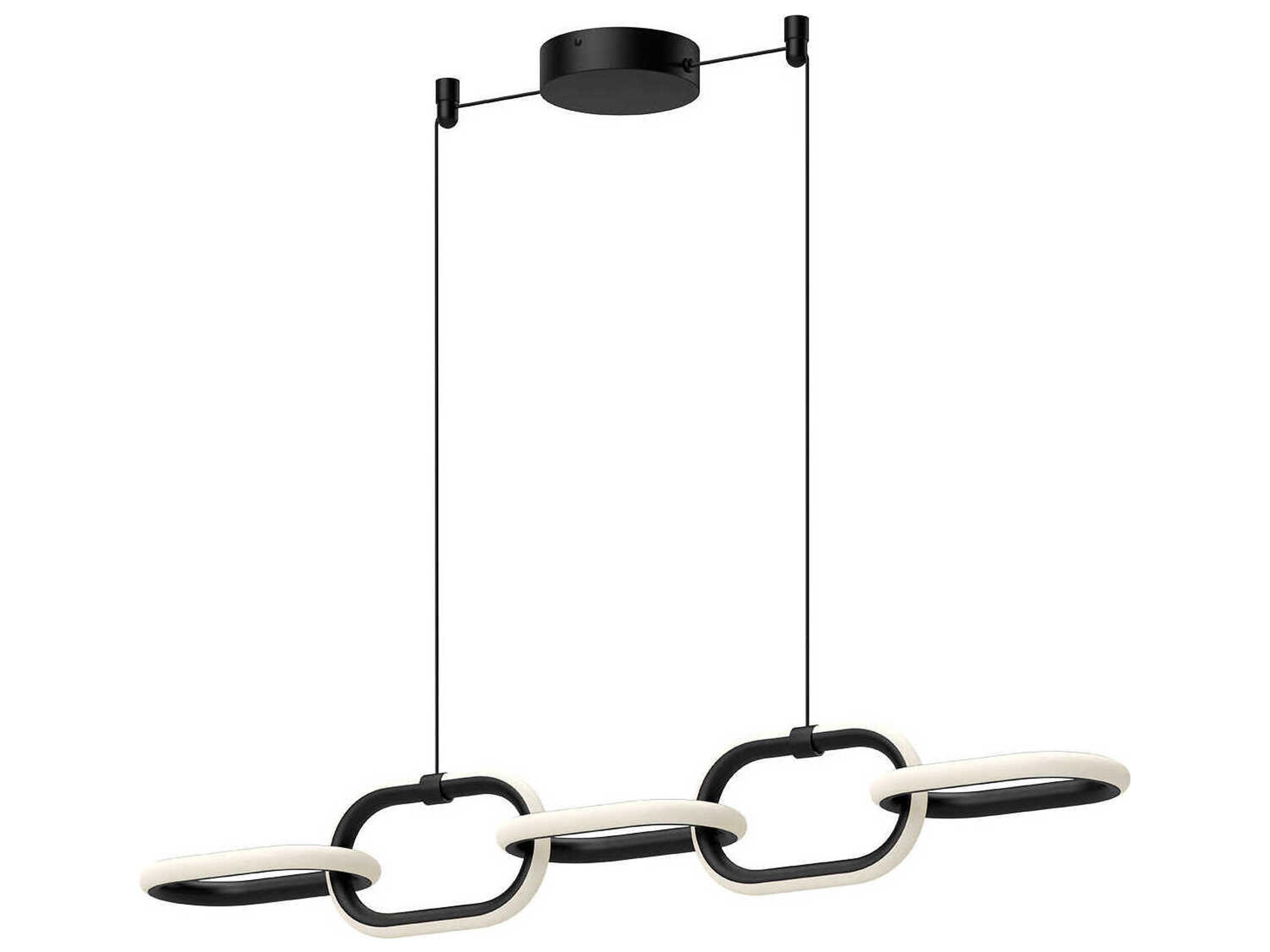 Airen Black Geometric Island Pendant