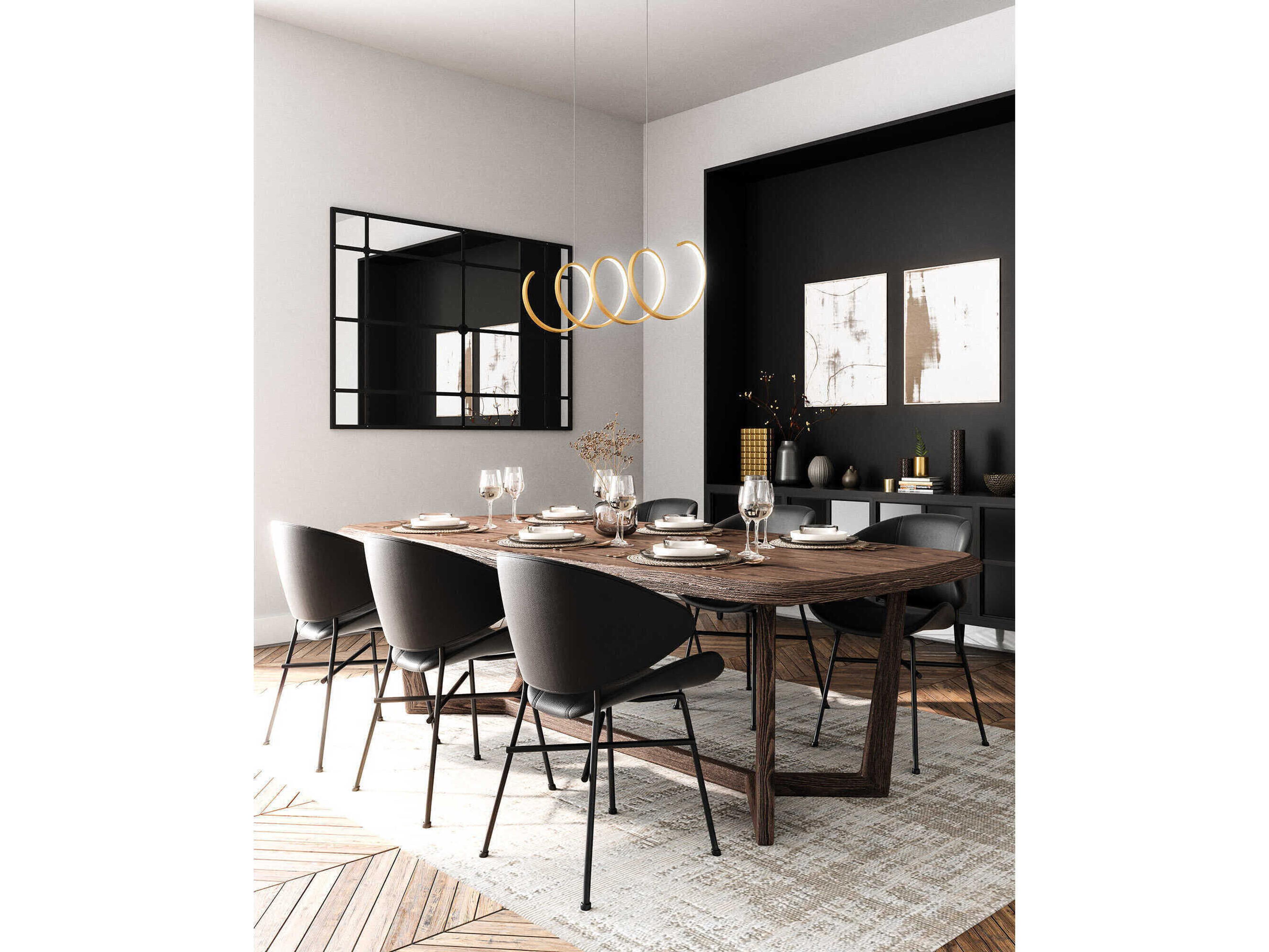 Kuzco Lighting Synergy Antique Brass Island Pendant